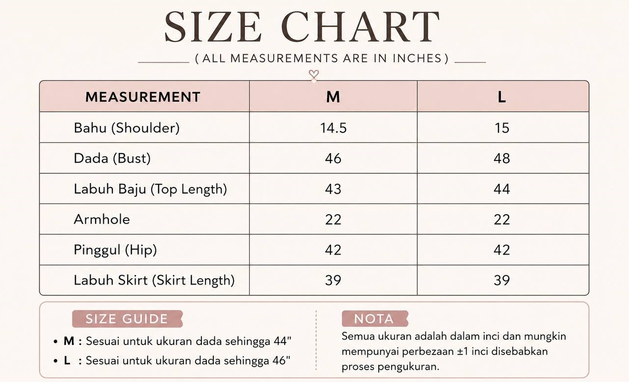 Kurung Riau Pesak Eliya Adaya