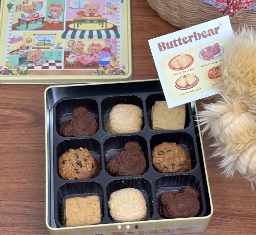 【預訂】泰國 Butter Bear 黃油小熊周邊 Cookie Set (Signature Tin Box)