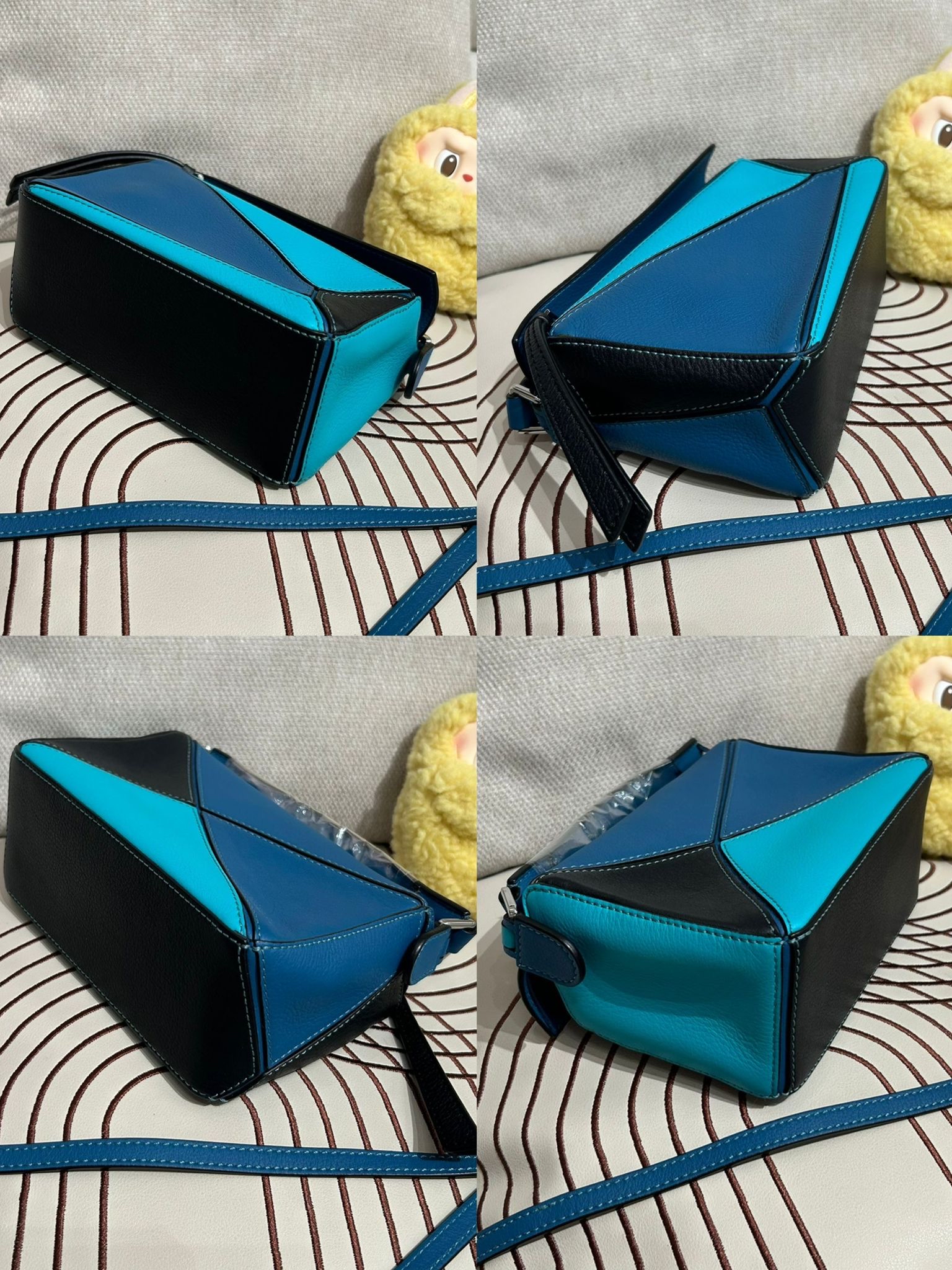 Loewe mini puzzle calfskin  100%Authentic,98%new ✅tap booklet✅dust bag 