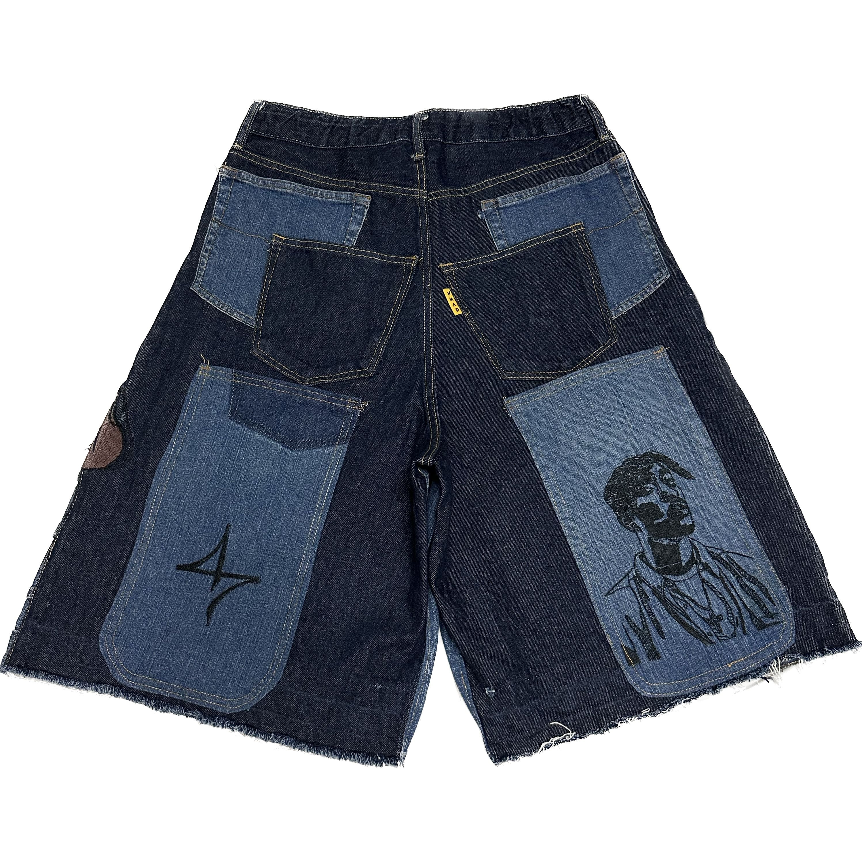 Upside down jean on sale shorts