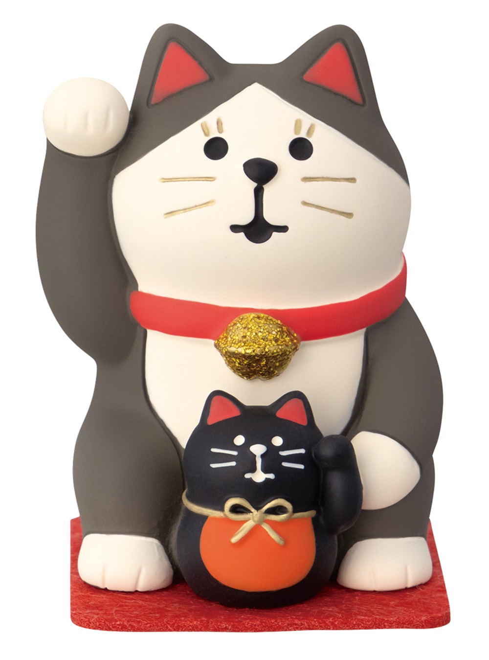 Decole 開運招財貓（黑）ZCB-16365