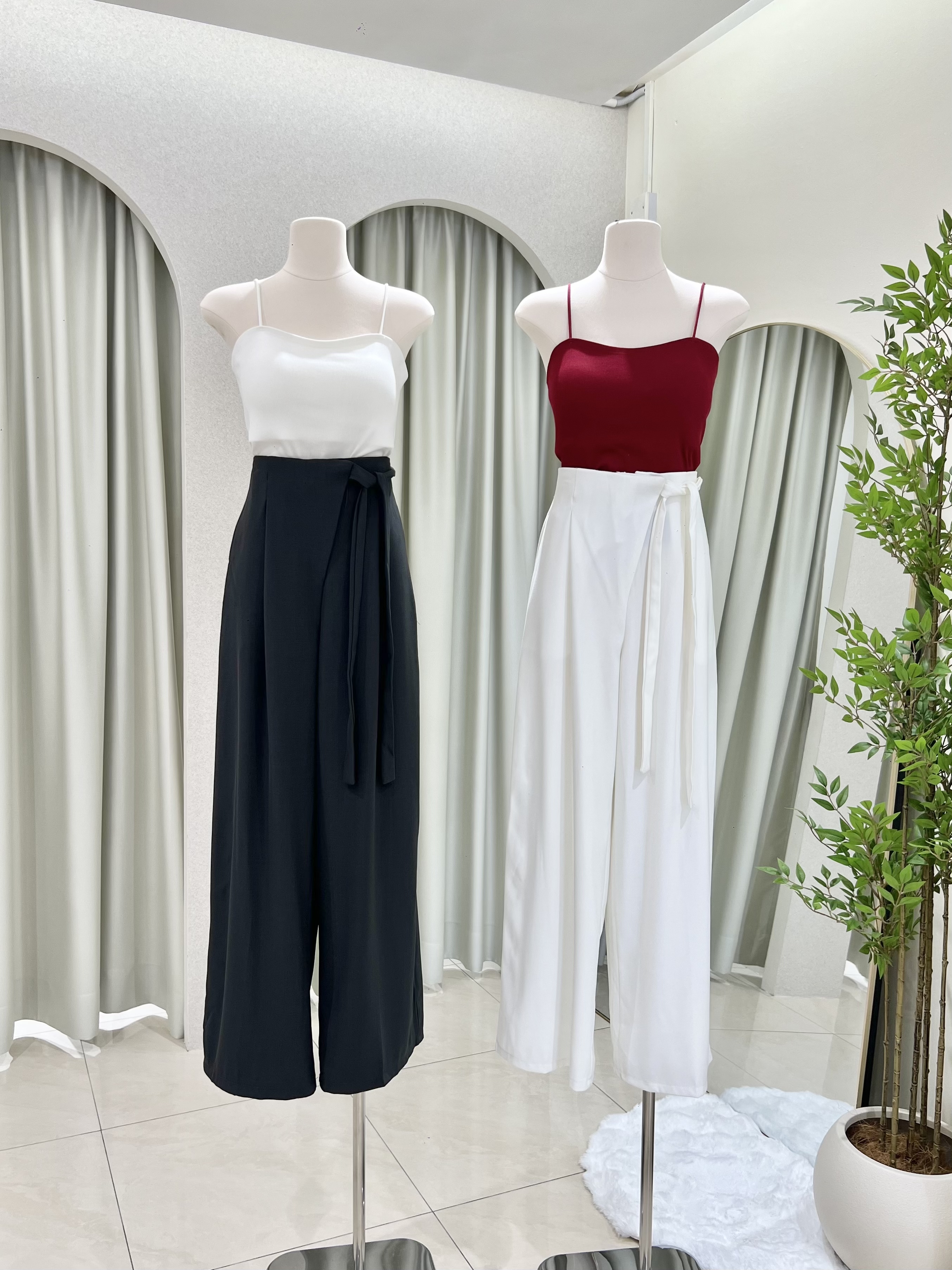 7012 高腰显瘦西装长裤