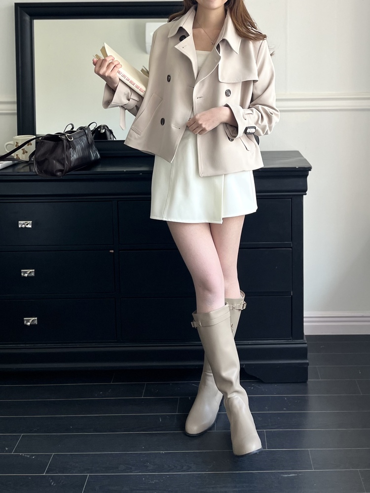 Front-Overlap Skorts (Ivory)