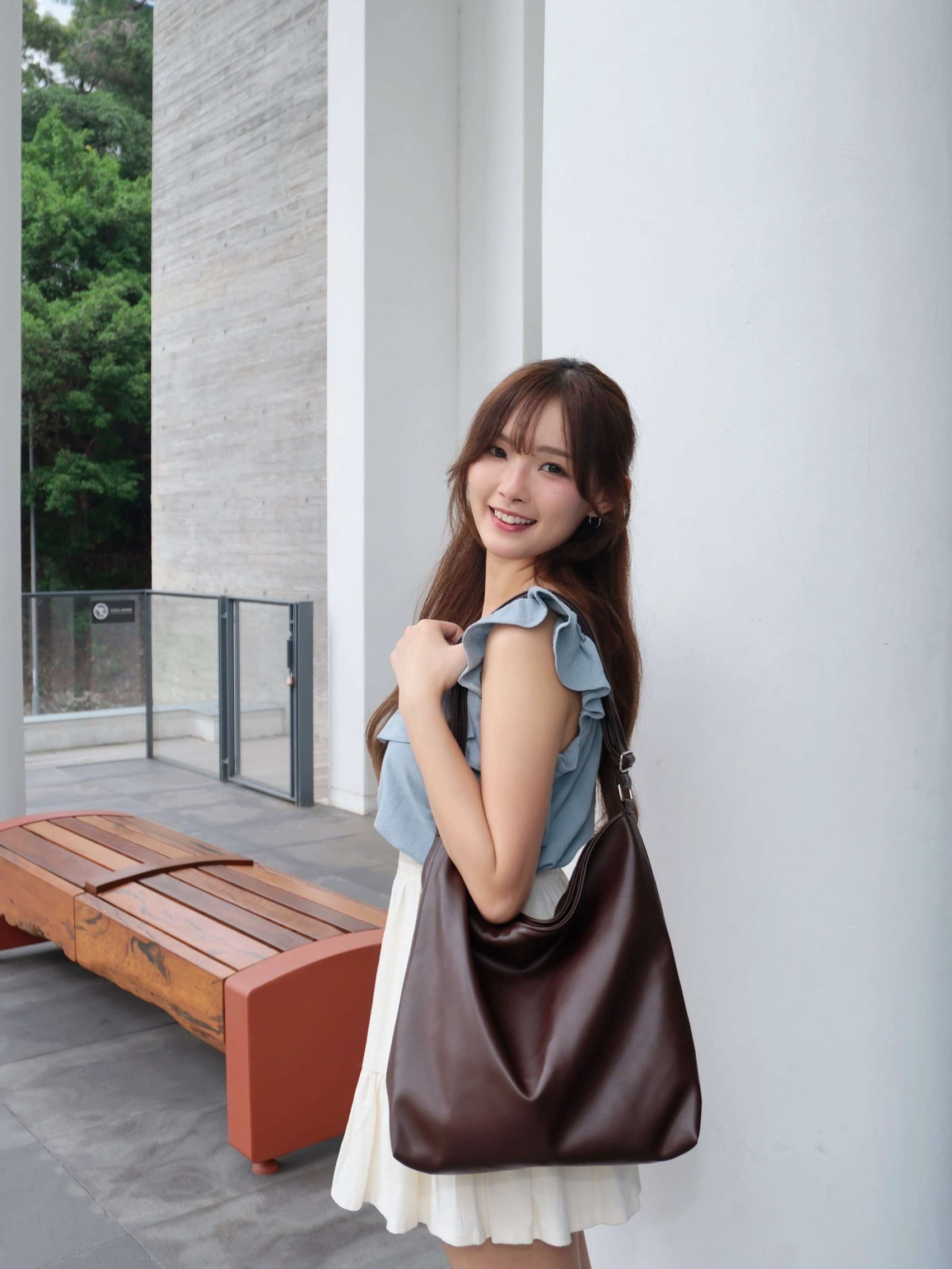 ♡︎TH - 自家仿皮Hobo bag L