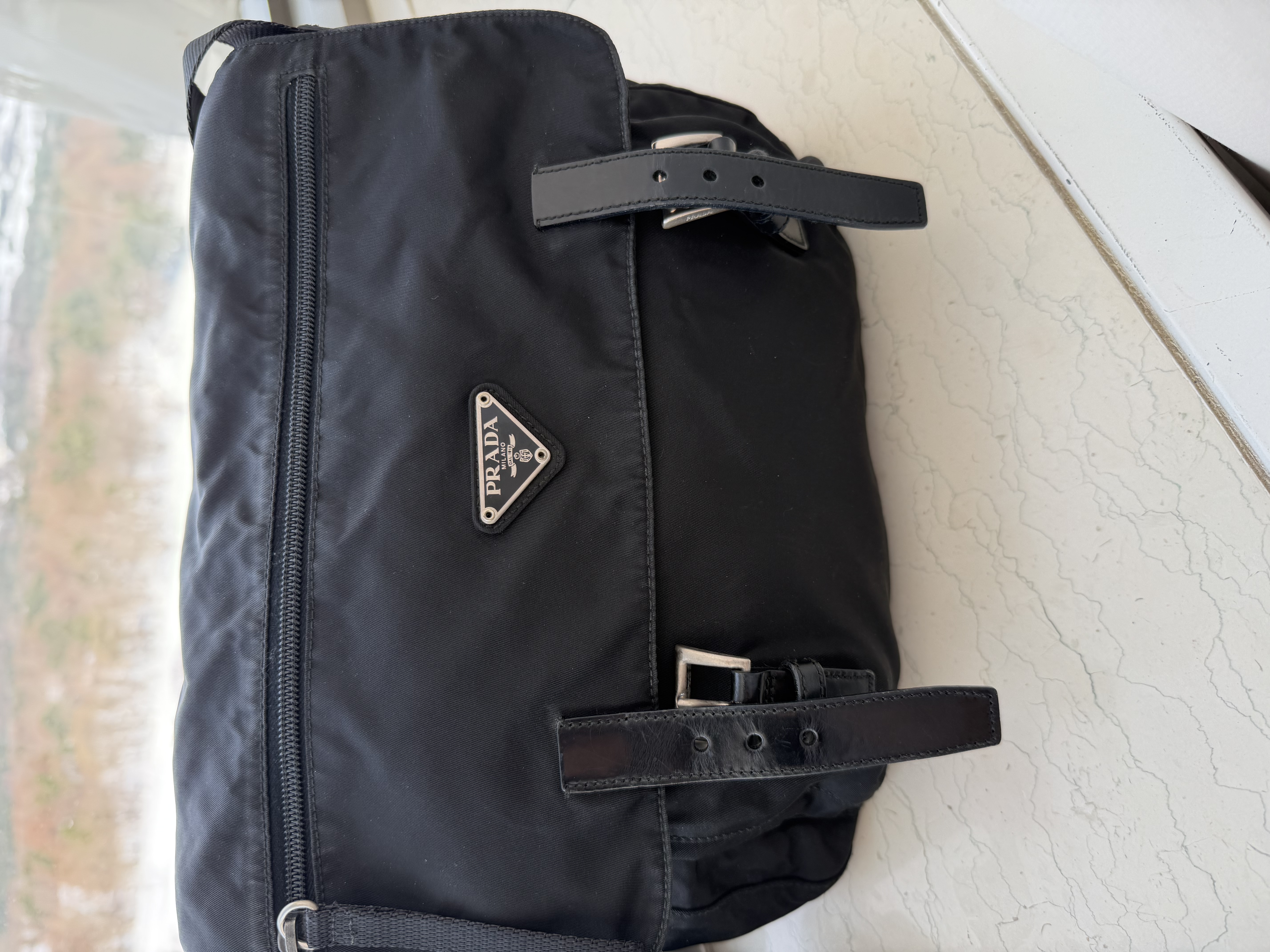 Prada prada explore re-nylon messenger bag