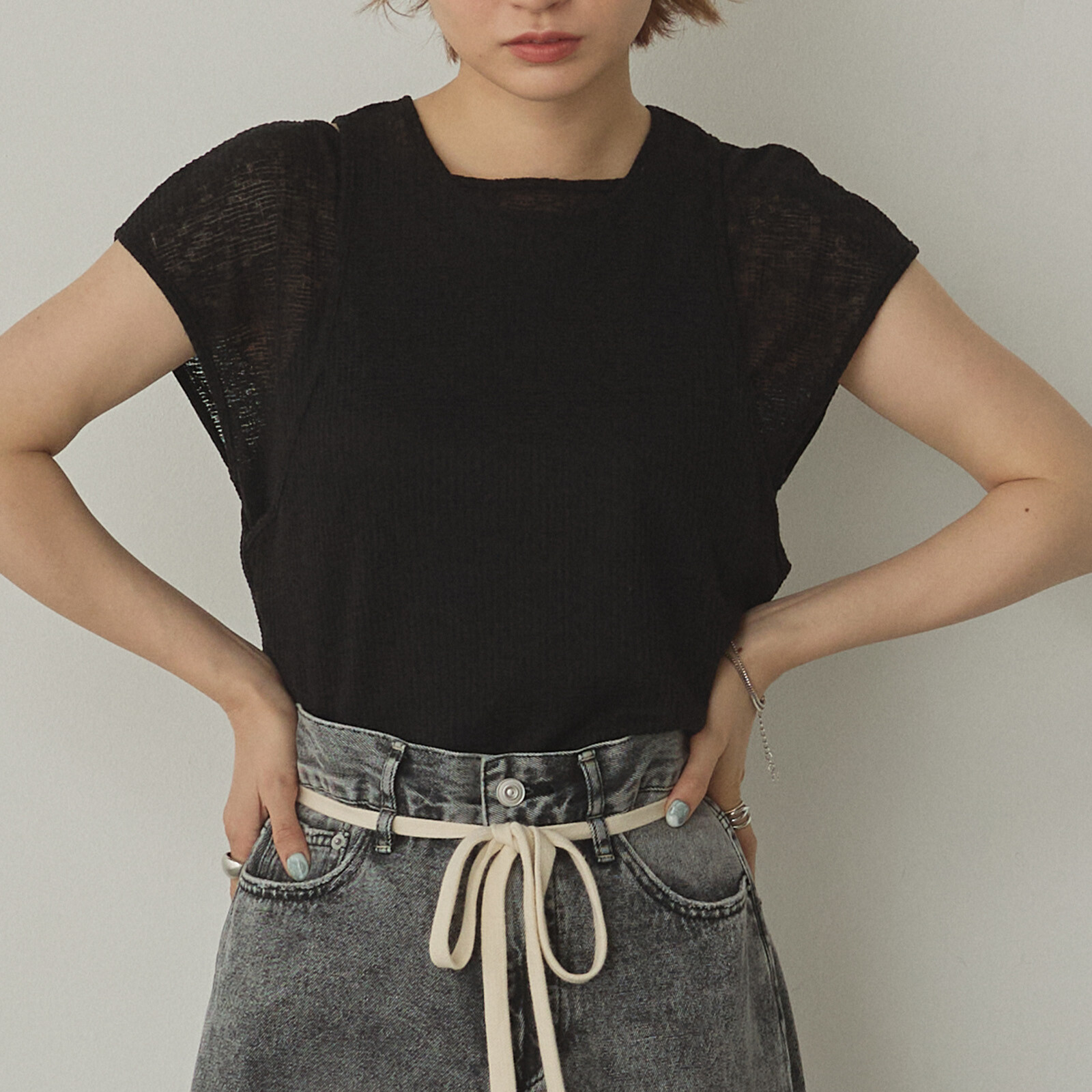 Waffle 兩件式短袖【JT034】