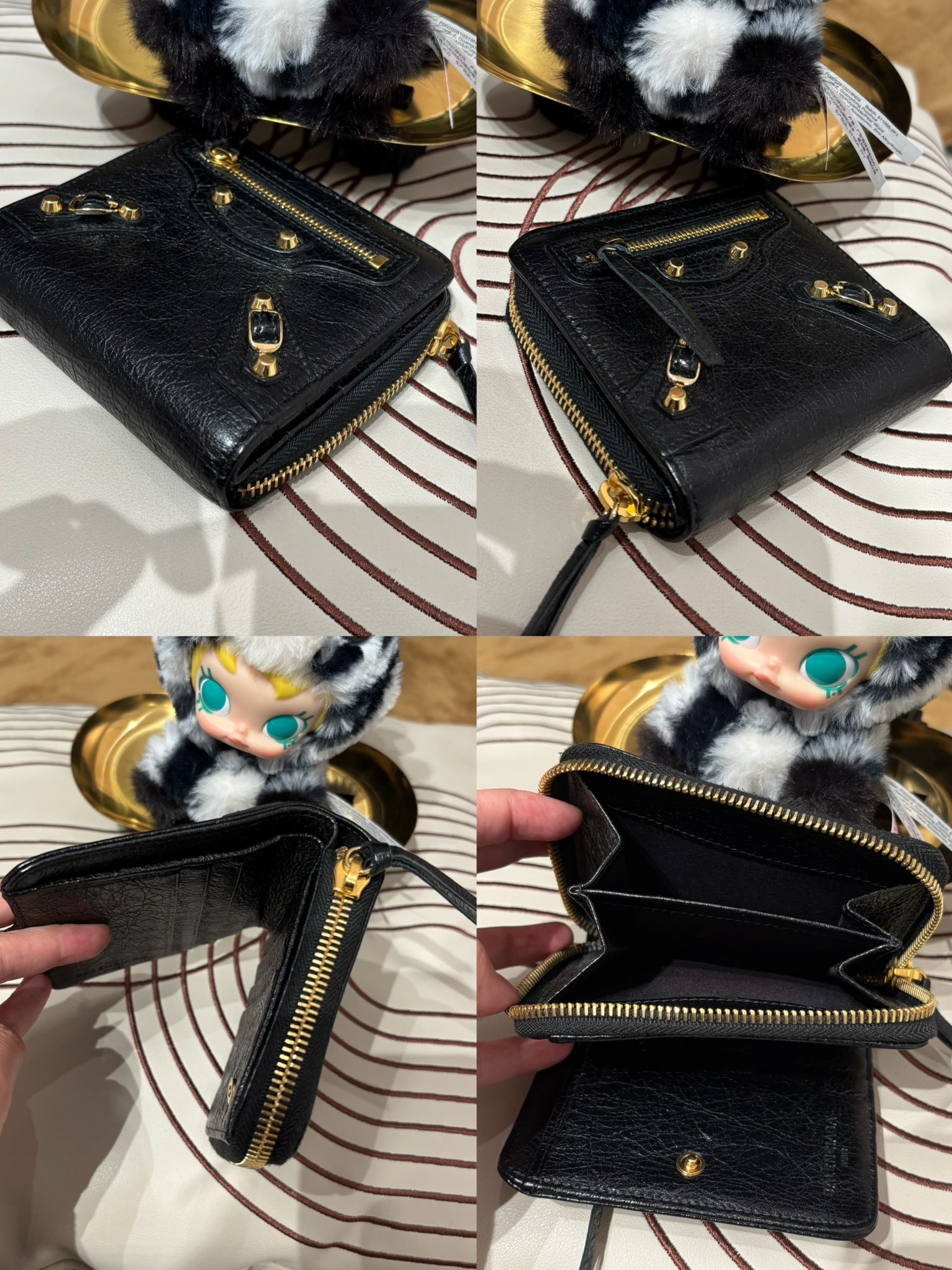 Balenciaga Zip Wallet 100%Authentic, 98%New✅Dust bag