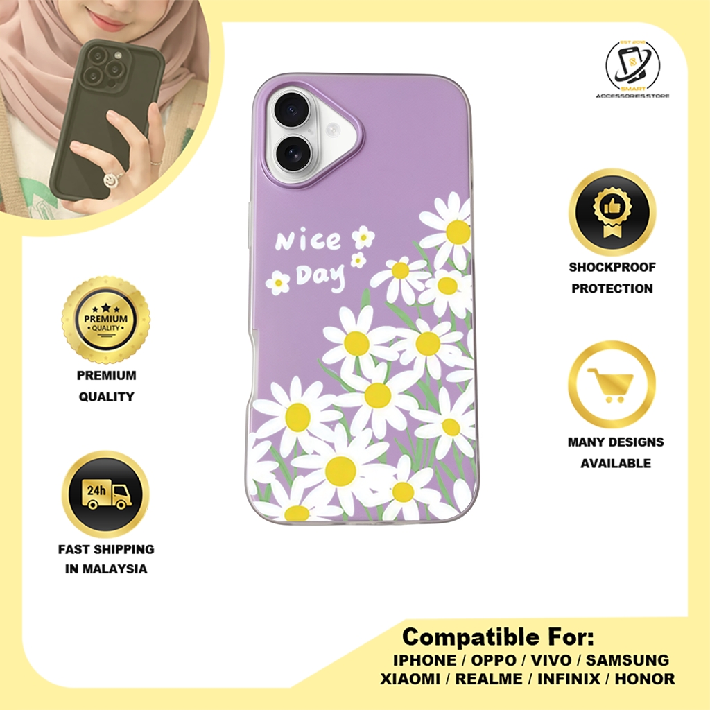 JELLY CASE PHONE FOR IPHONE - DESIGN FLOWER N