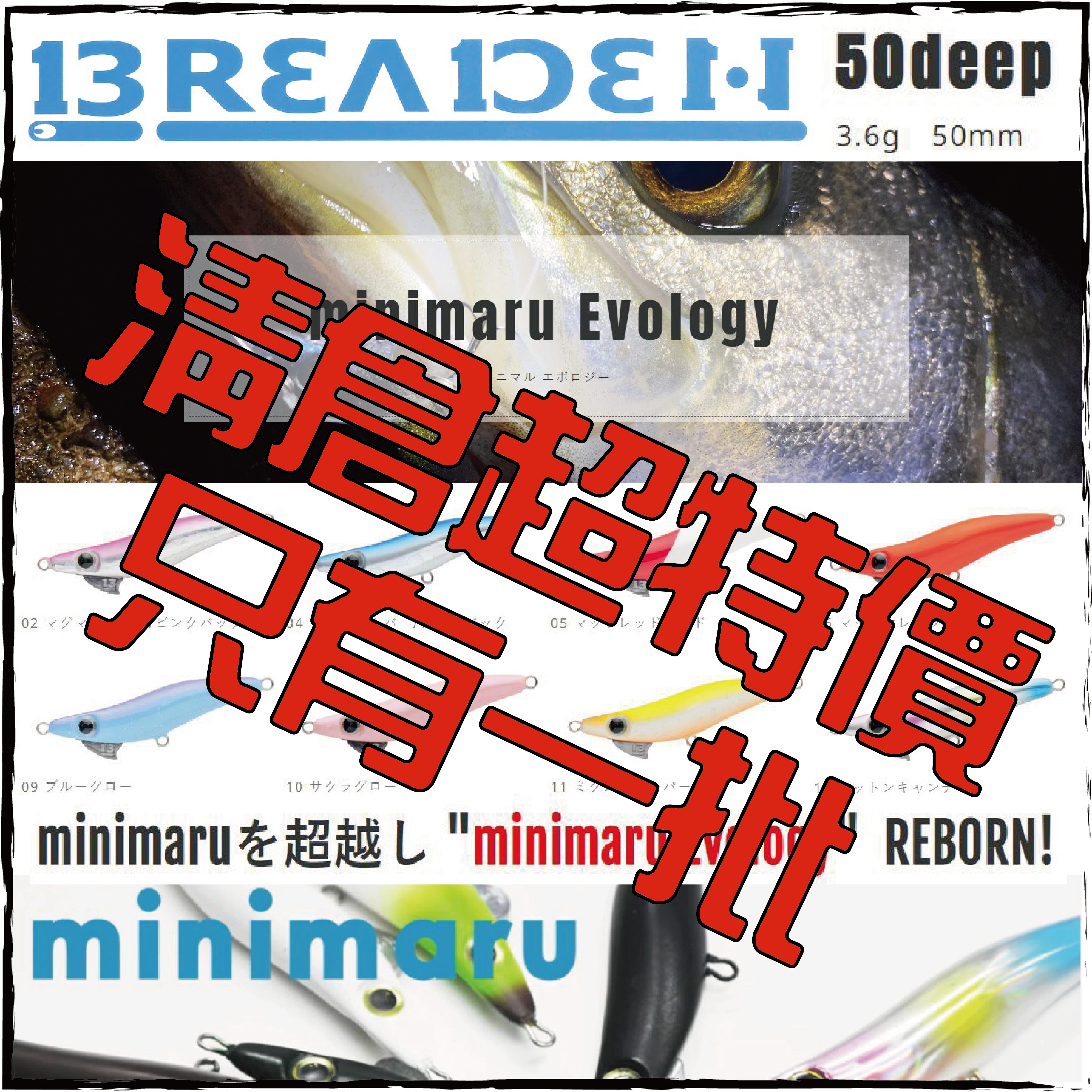 EVOLOGYミニマル エボロジーMINIMARU 50Deep