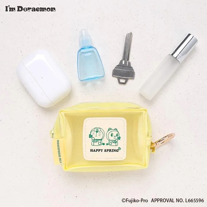 [訂購] 多啦A夢掛扣袋 小物袋 Doraemon生活 Pouch｜四葉草系列