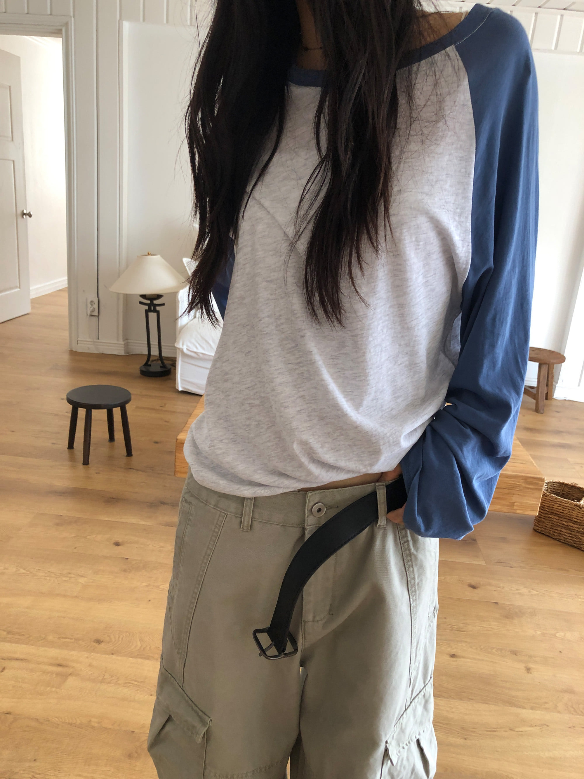 Cotton Wide-Leg Cargo Pants