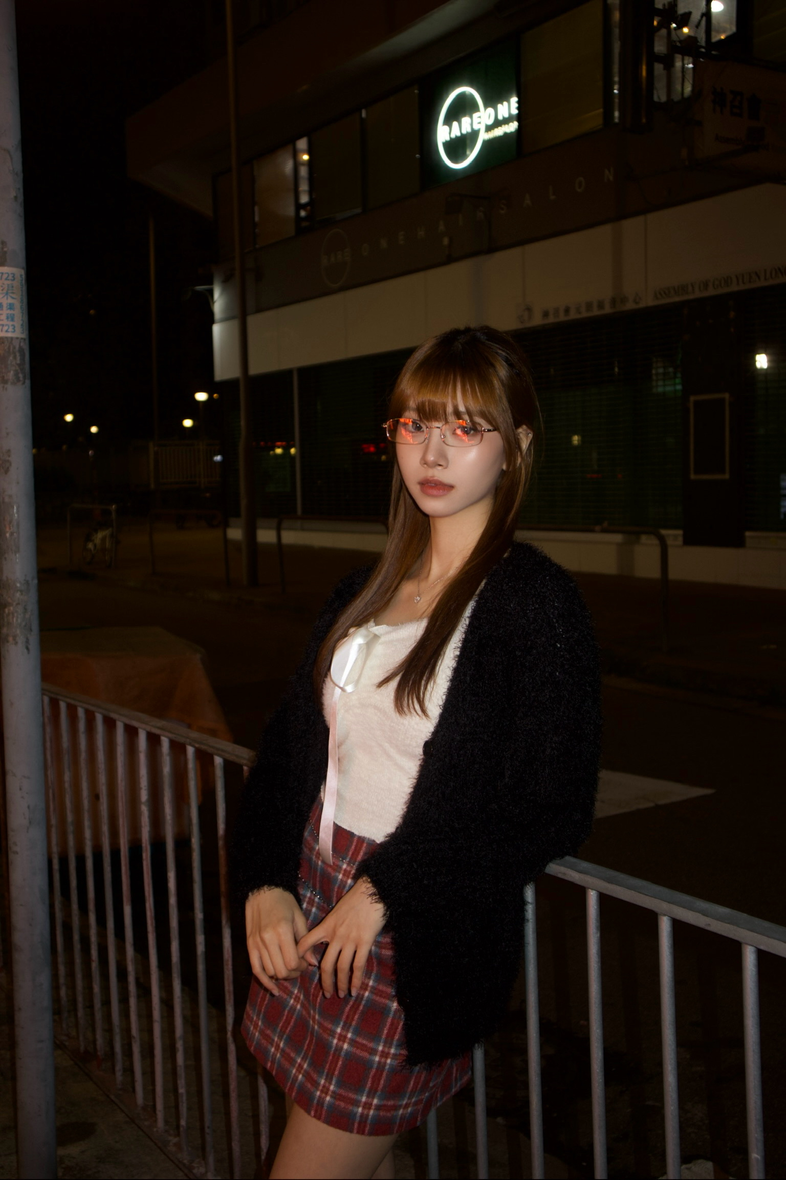 東大門nyunyu純銀方形眼鏡（辣妹必備）