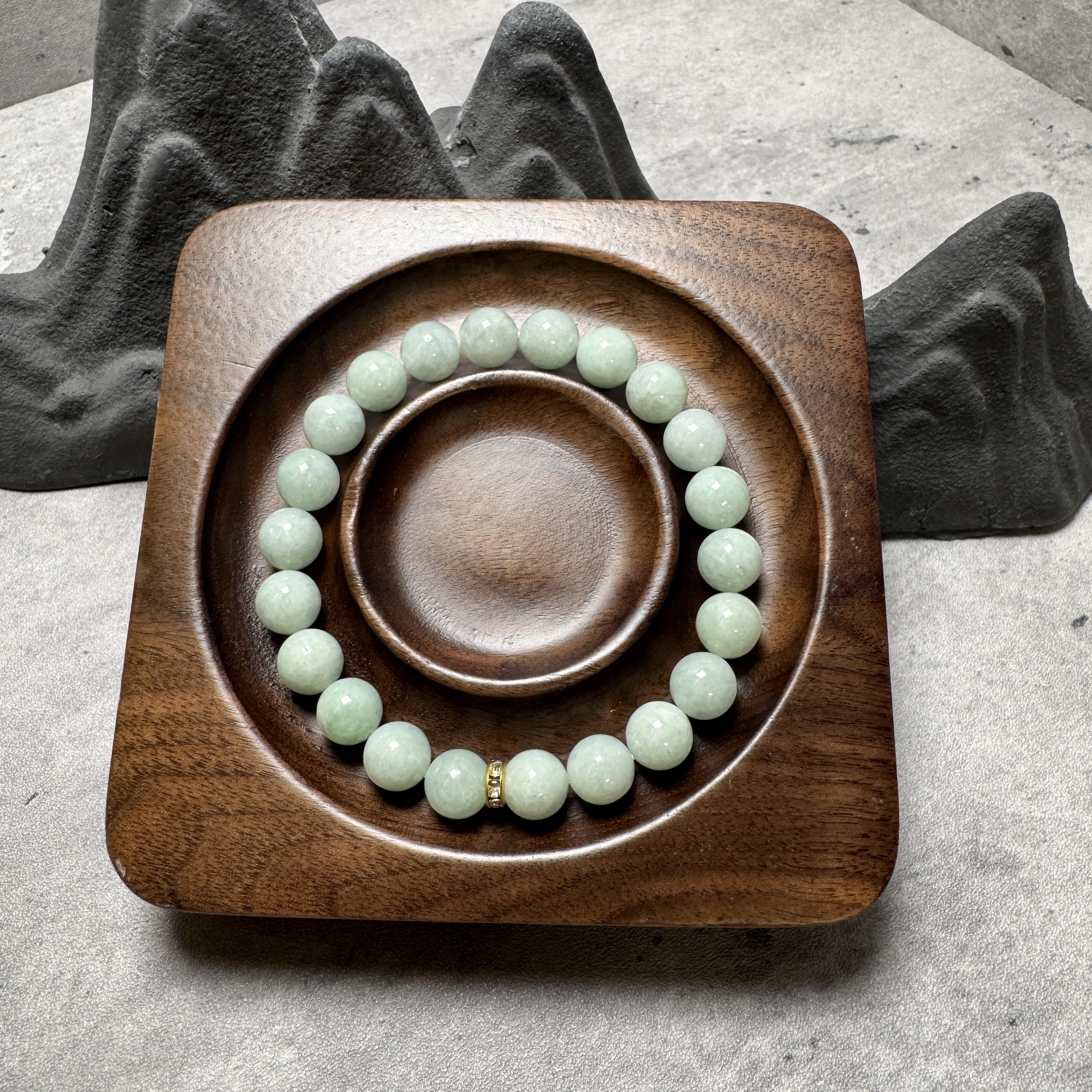 甜果綠翡翠8.5mm手串