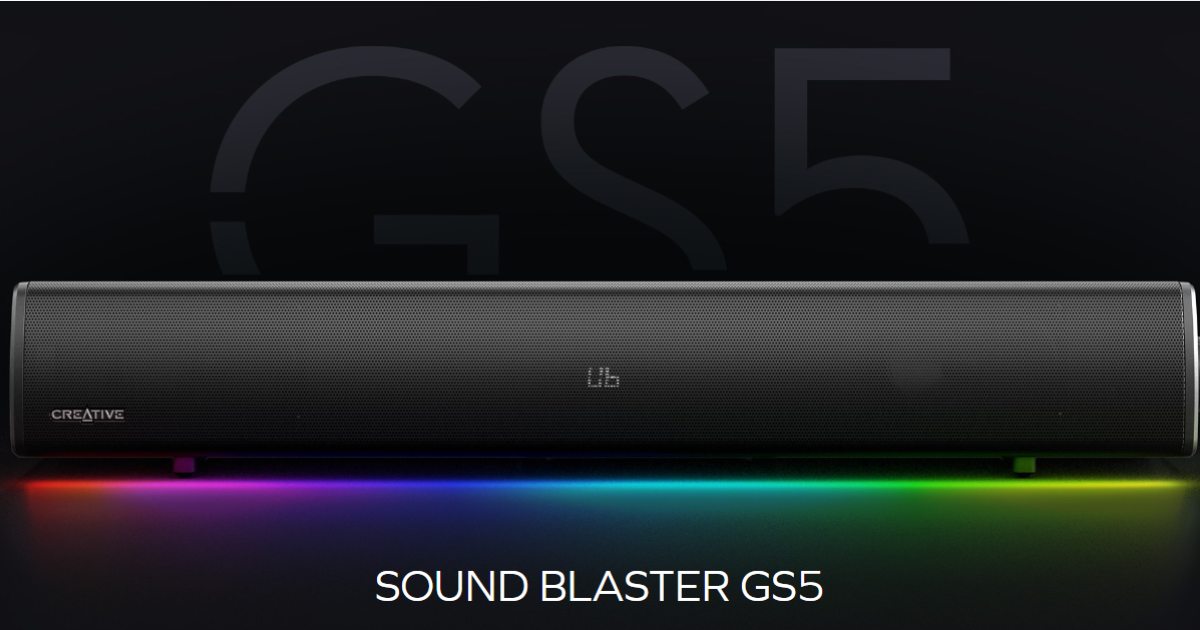 Creative Sound Blaster GS5遊戲條形音箱