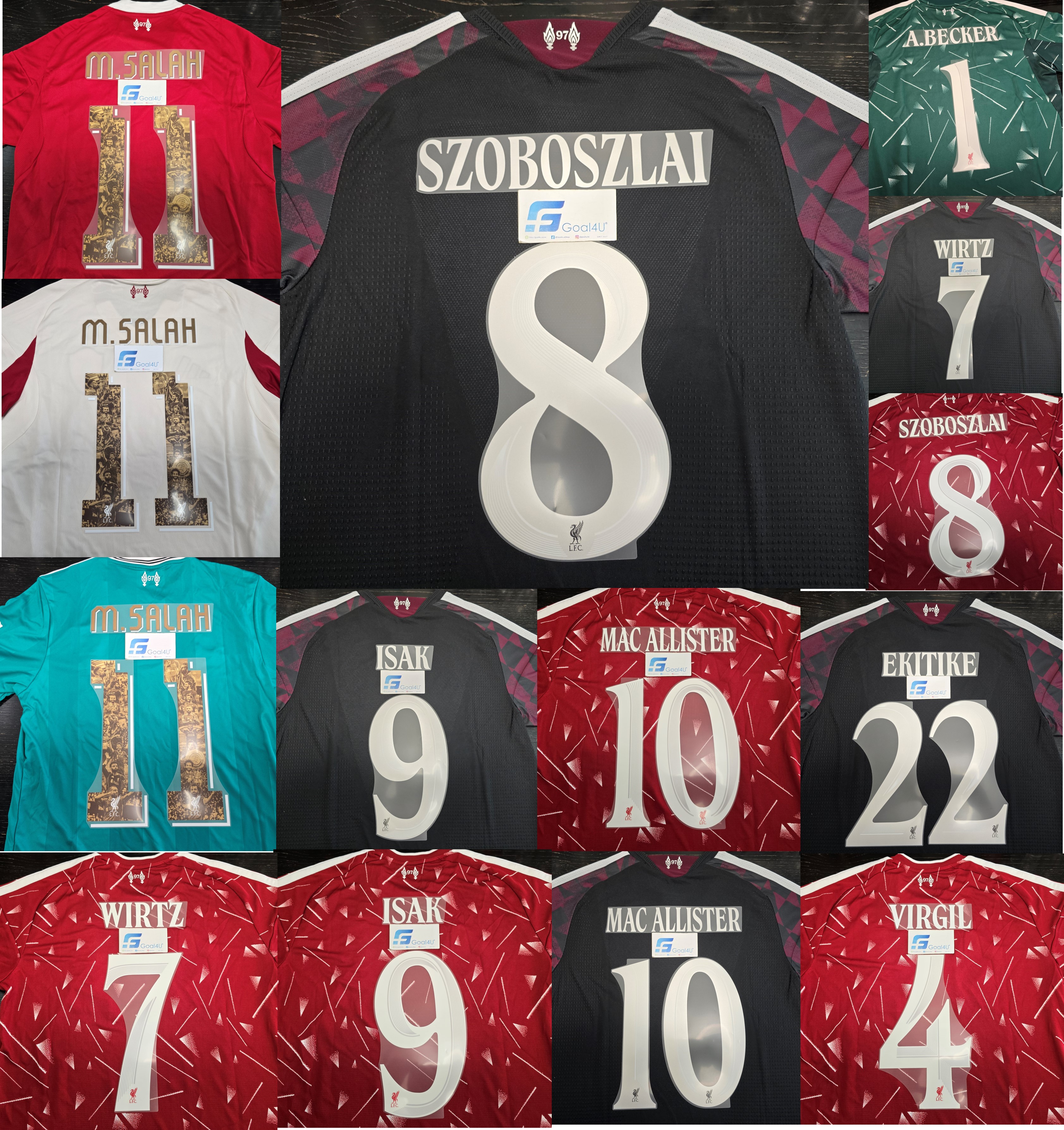 Liverpool 利物浦 26/27 杯賽印字 + 沙拿紀念印字 (不是球衣，只限連球衣同時購買)