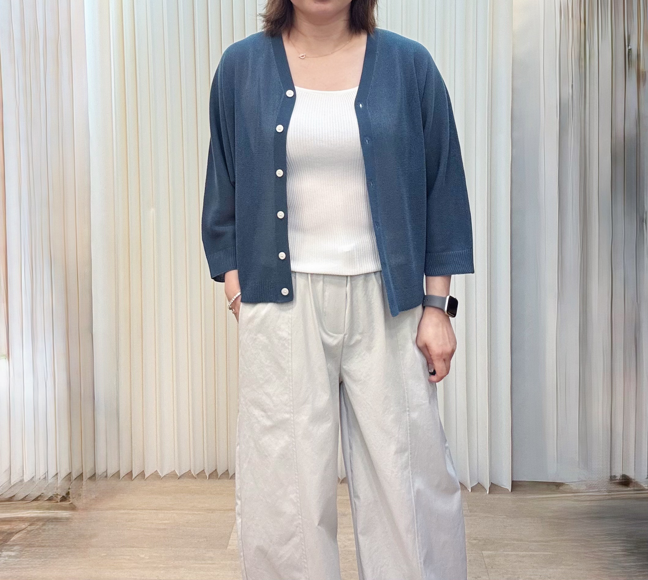 韓國U領針織背心 M585 04Pe58160