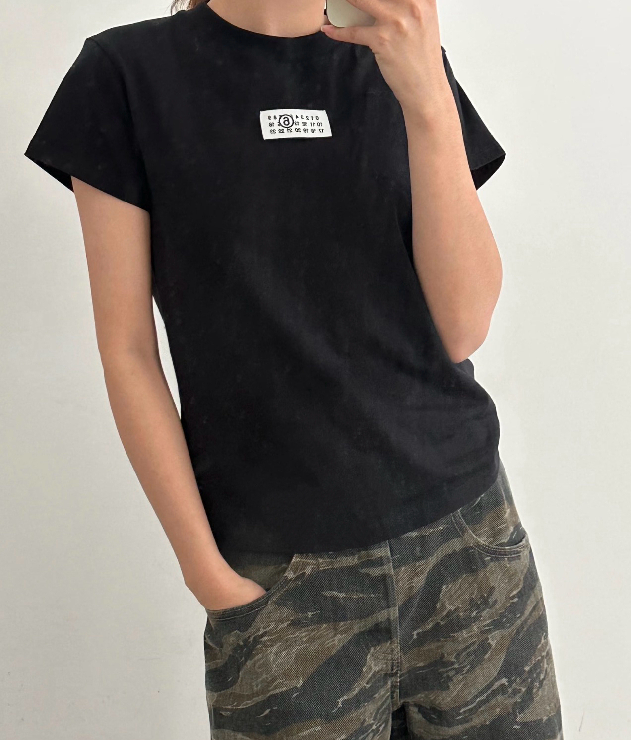 訂貨 ✈️ MM6 黑色 logo tee  Size S/M/L