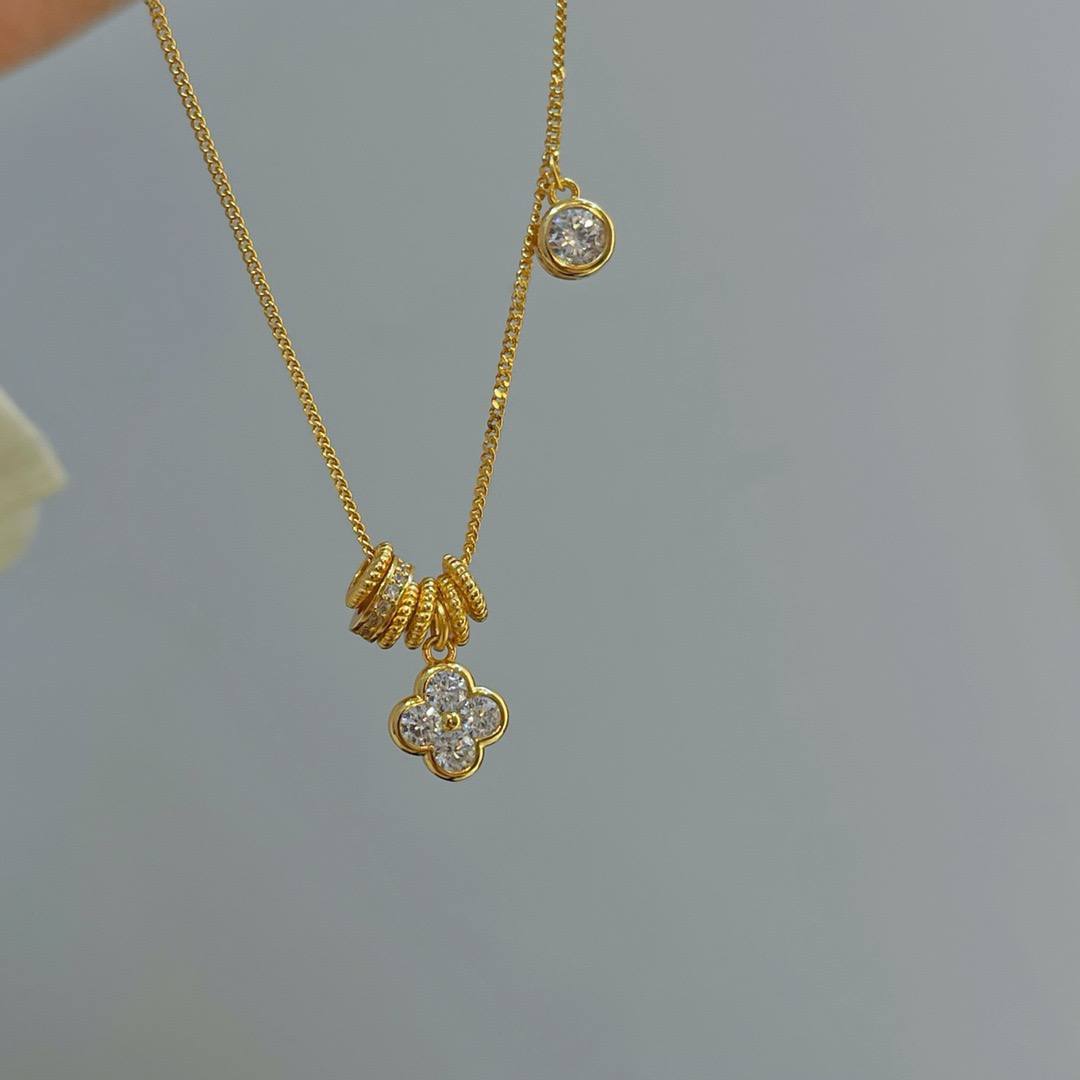 🆕中古跑环四叶草项链 🇨🇳