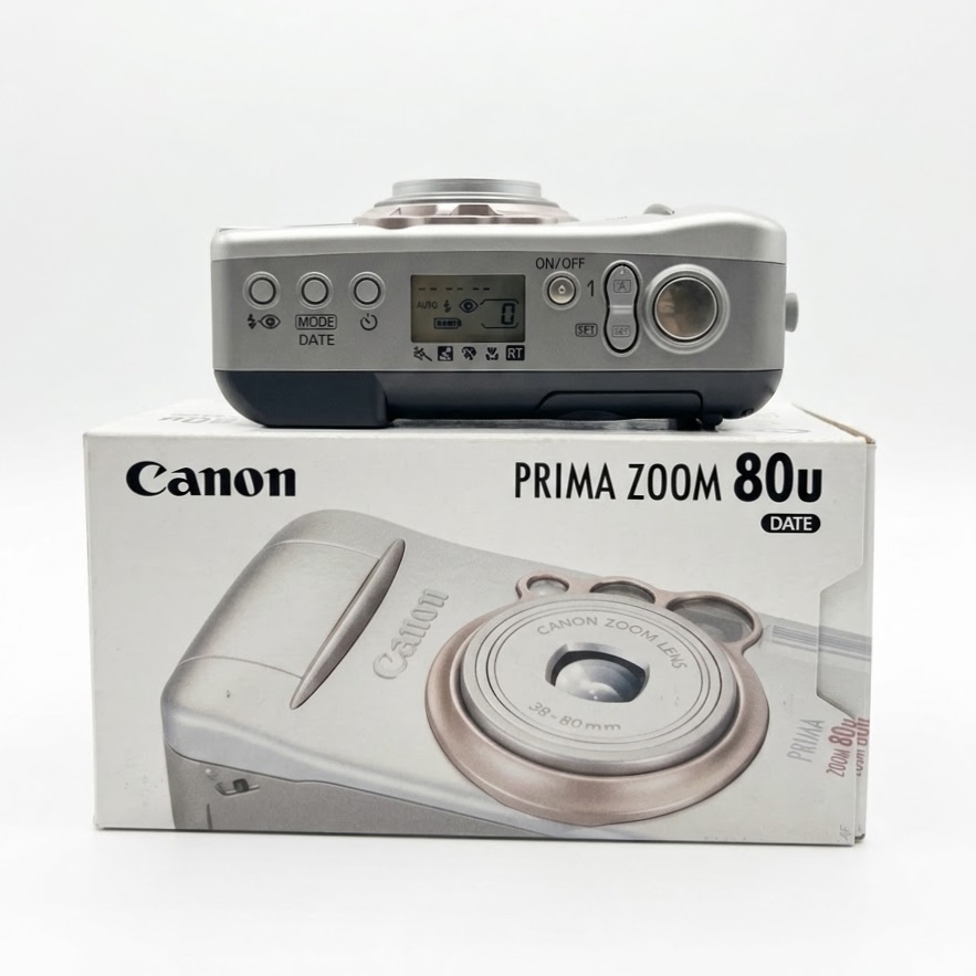 （買機送單次菲林沖掃服務）Canon Prima Zoom 80U Date 全新庫存菲林機