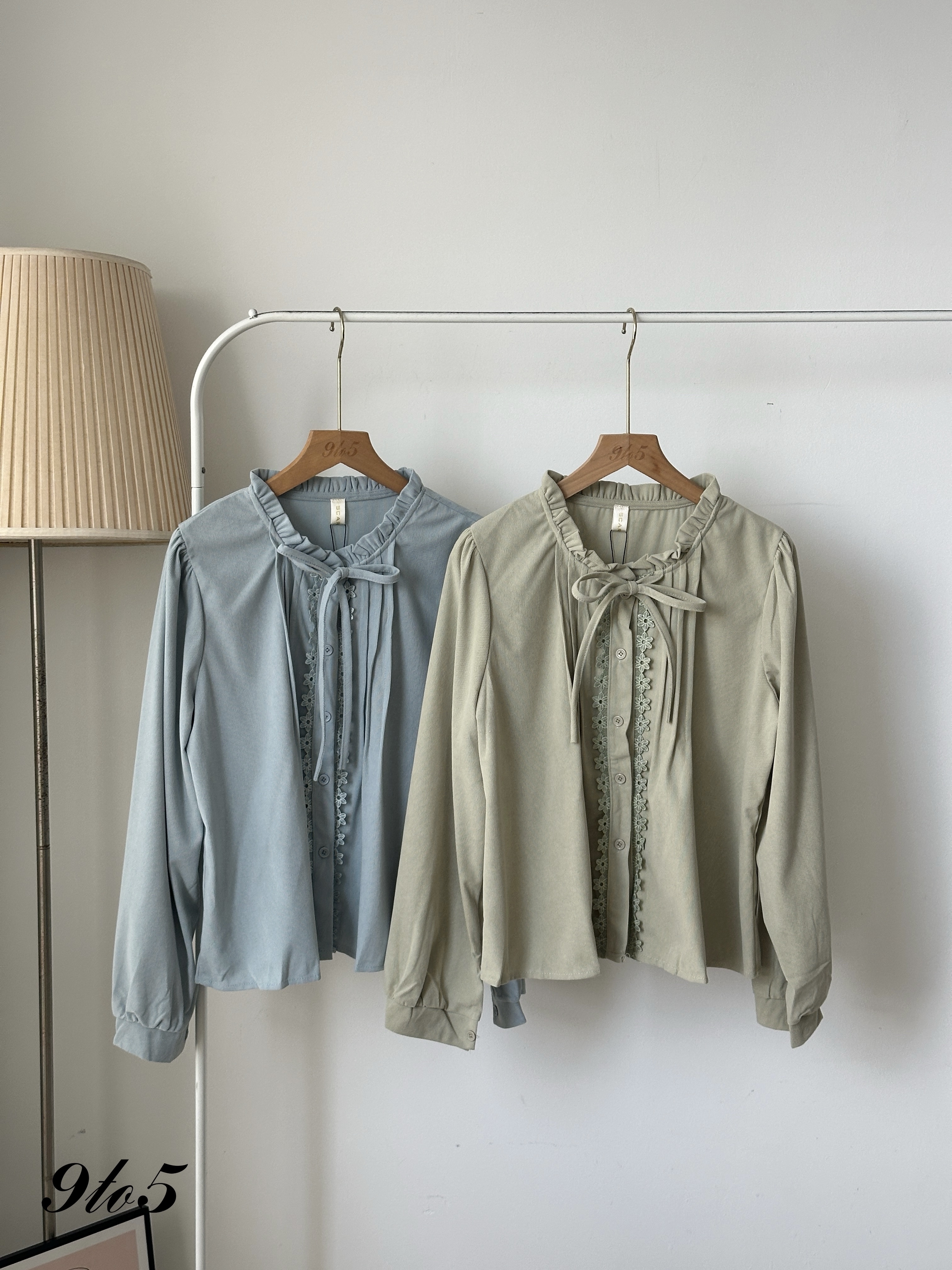 T4093 Bow-tie Ruffle Top - 4 Colors 