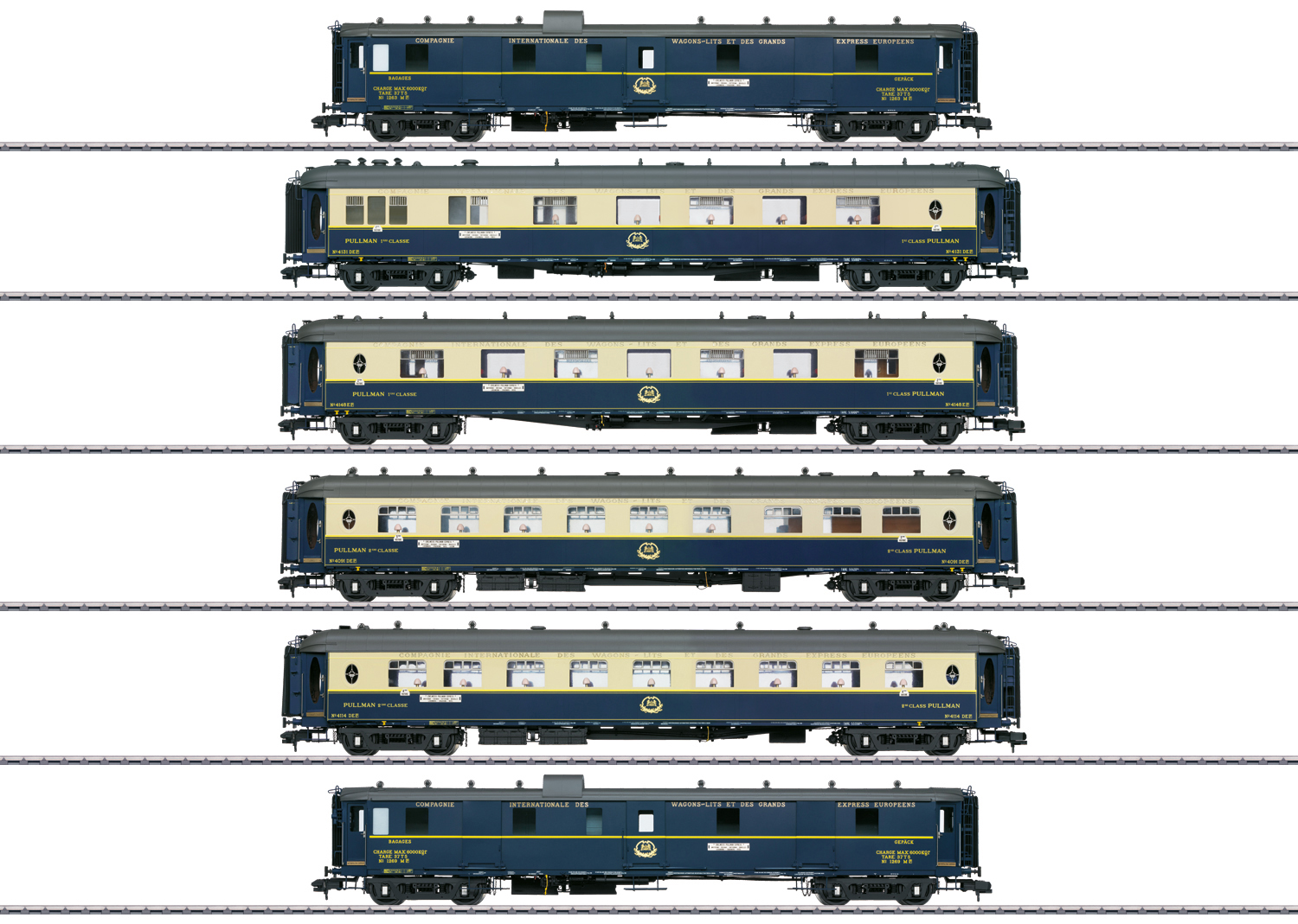 Spur 1 (CIWL) Marklin EDELWEISS PULLMAN EXPRESS 東方快車限量套裝