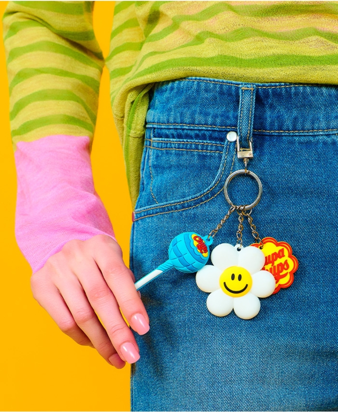 ### 🍭 Wiggle Wiggle × Chupa Chups｜Keyring