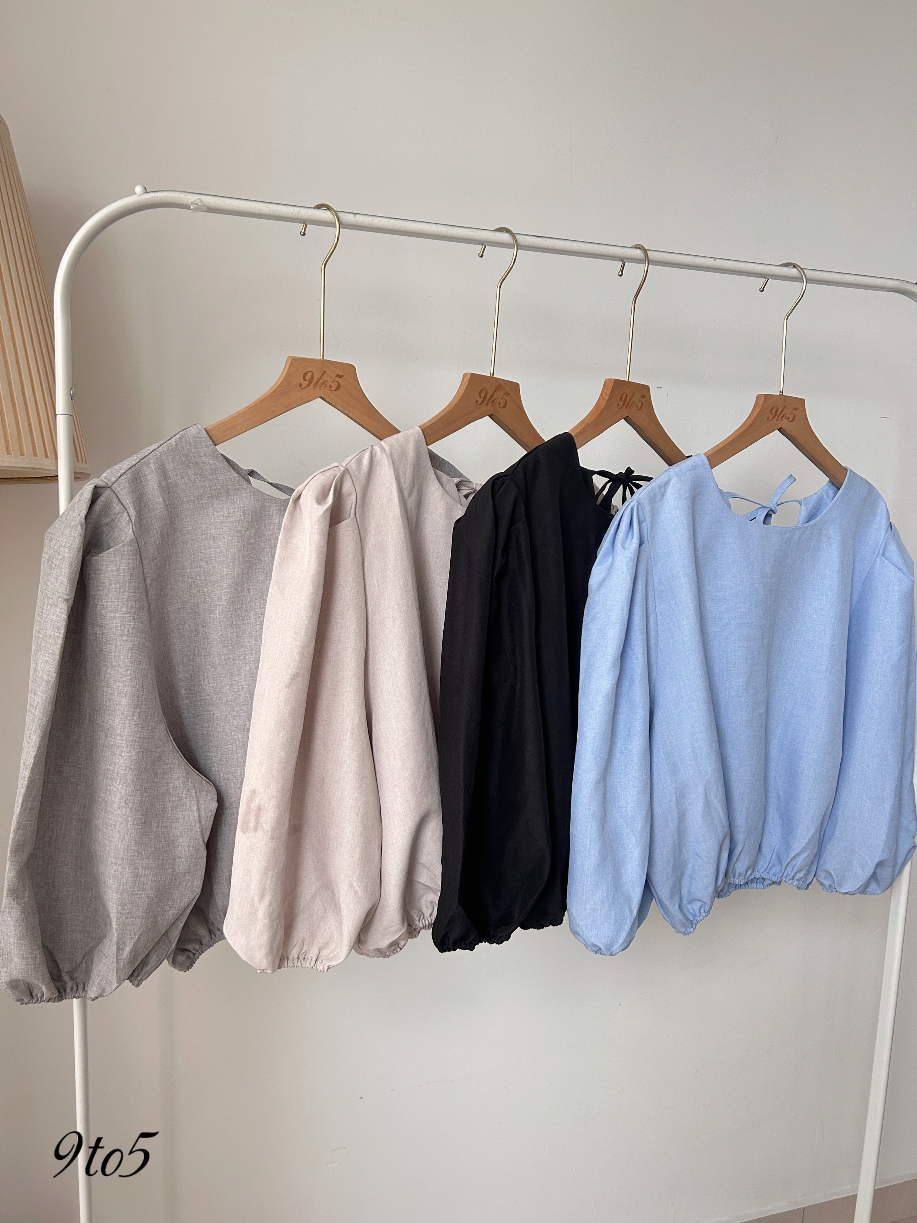 T4019 Oversized round neck shirt - 4 Colors