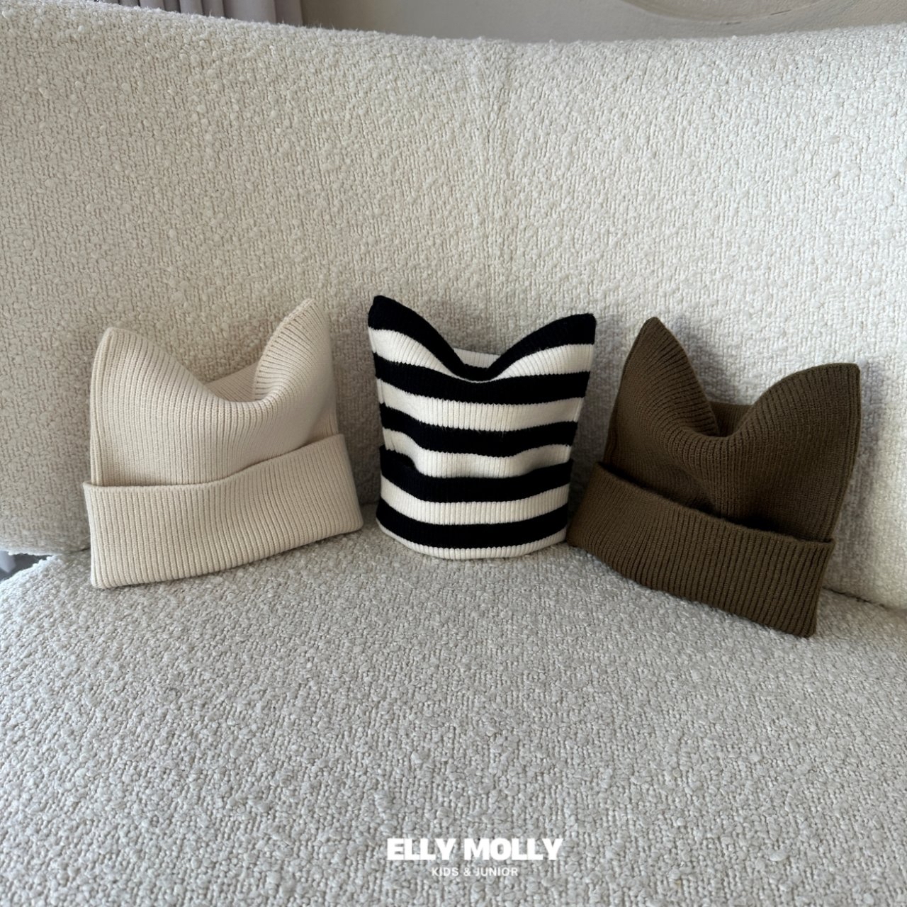 Ellymolly | Elly Knit Square Beanie