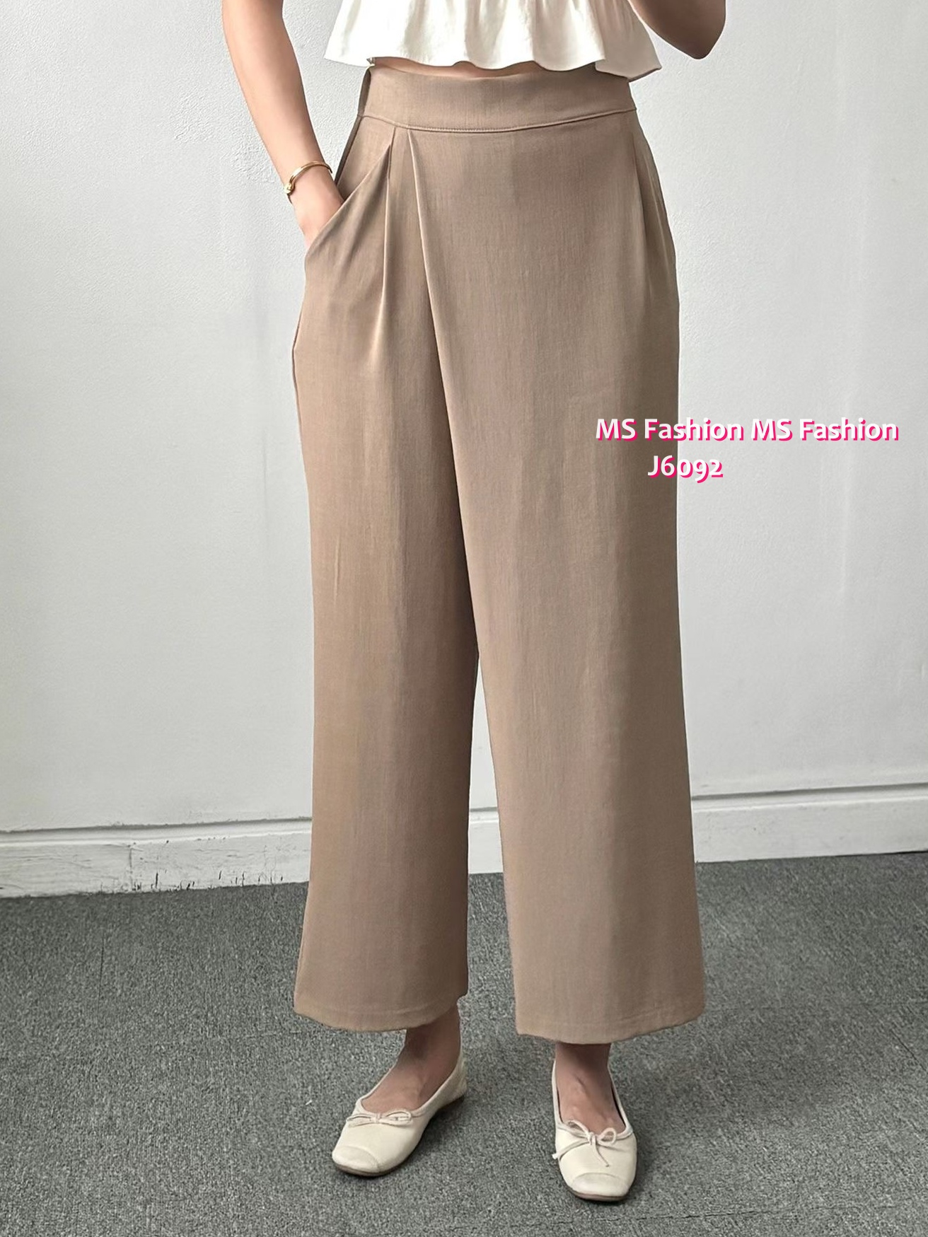 J6092 斜cut西褲