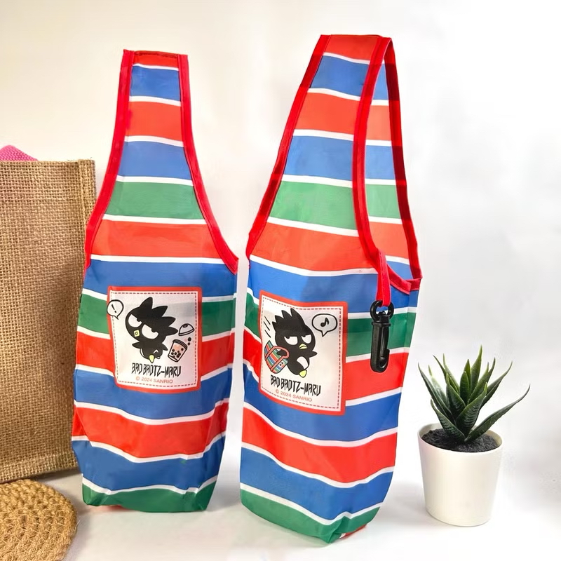 台灣直送【漫遊台灣】Sanrio飲料提袋 環保杯套 冰霸杯 茄芷袋