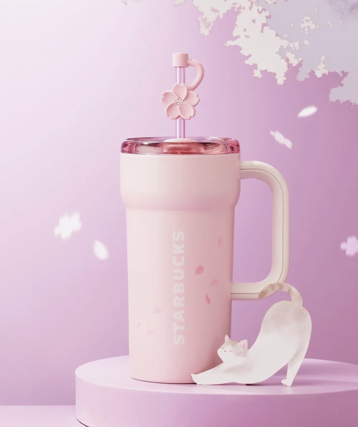 STARBUCKS 櫻花季 韓國限定 吸管杯 591ml
