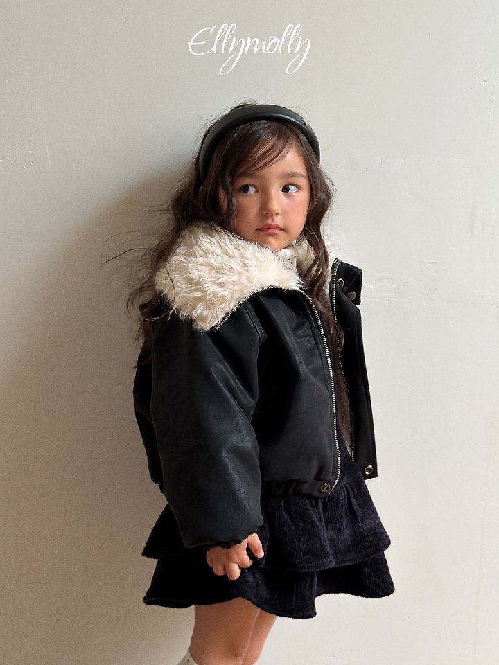 Ellymolly | Big-Collar Shearling Jacket