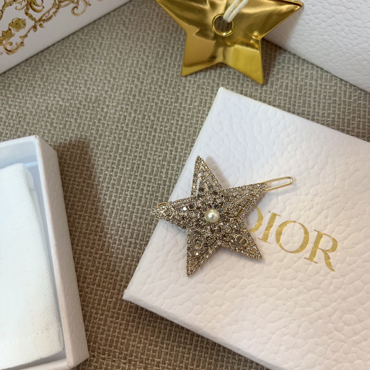 【原單】DIOR Nuit Étoilée 髮夾 連禮盒