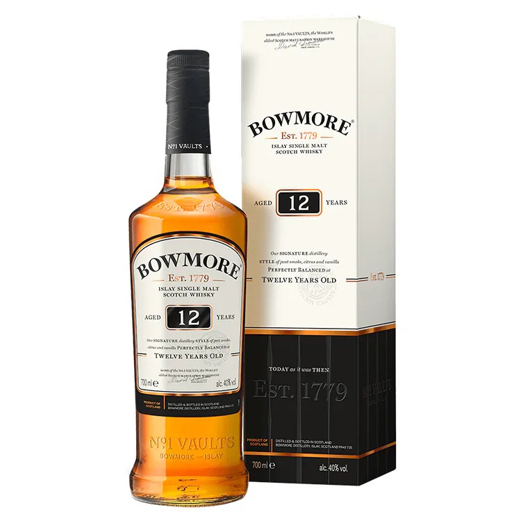 波摩 12 年 單一麥芽蘇格蘭威士忌 Bowmore 12 Year Old Single Malt Scotch Whisky 40% 700ml