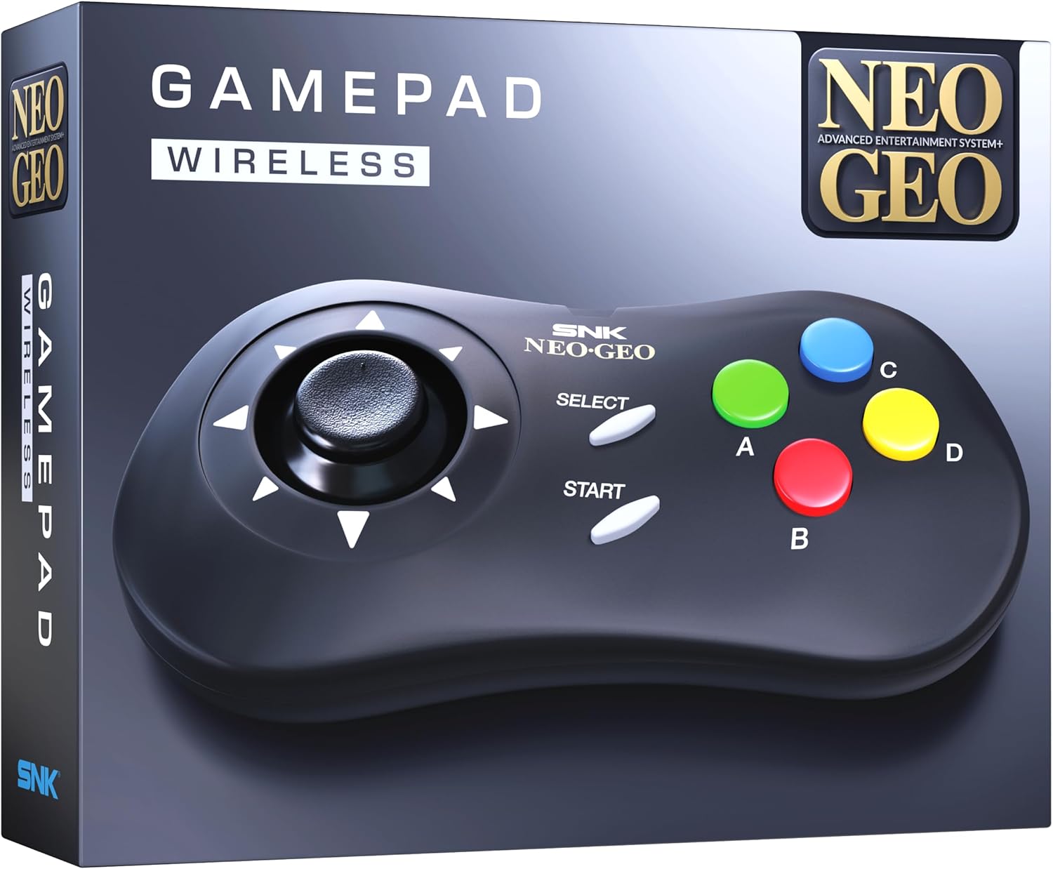 (預訂訂金 $100) (總價 $420) (日版) NEOGEO AES+ 無線遊戲控制器 (黑色) Wireless Gamepad