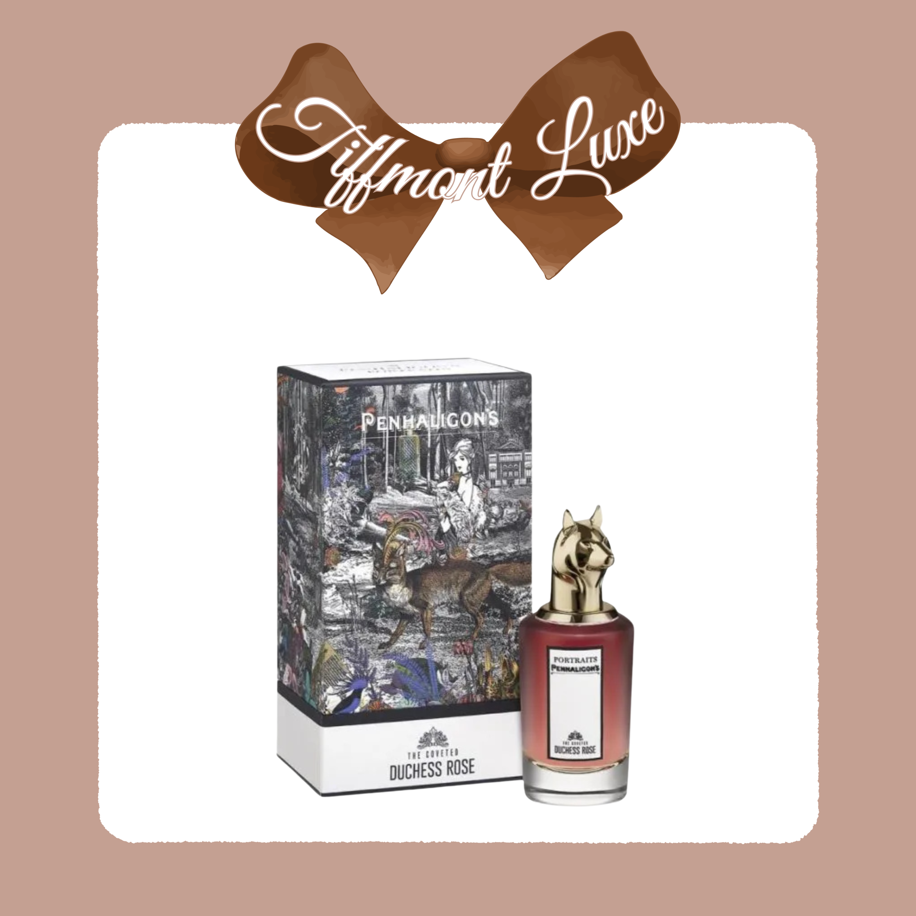 Penhaligons 肖像獸首系列香水 玫瑰公爵小姐的望眼欲穿 狐狸 The Coveted Duchess Rose