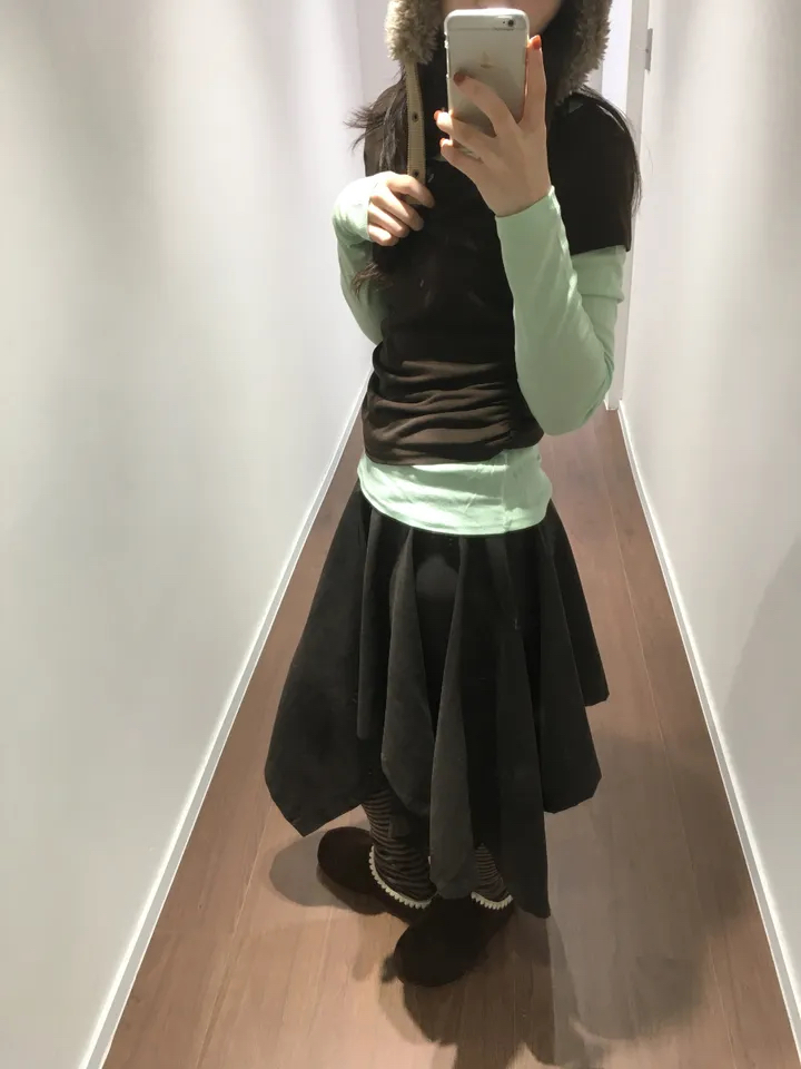 Layered Ruched Long Sleeve Top