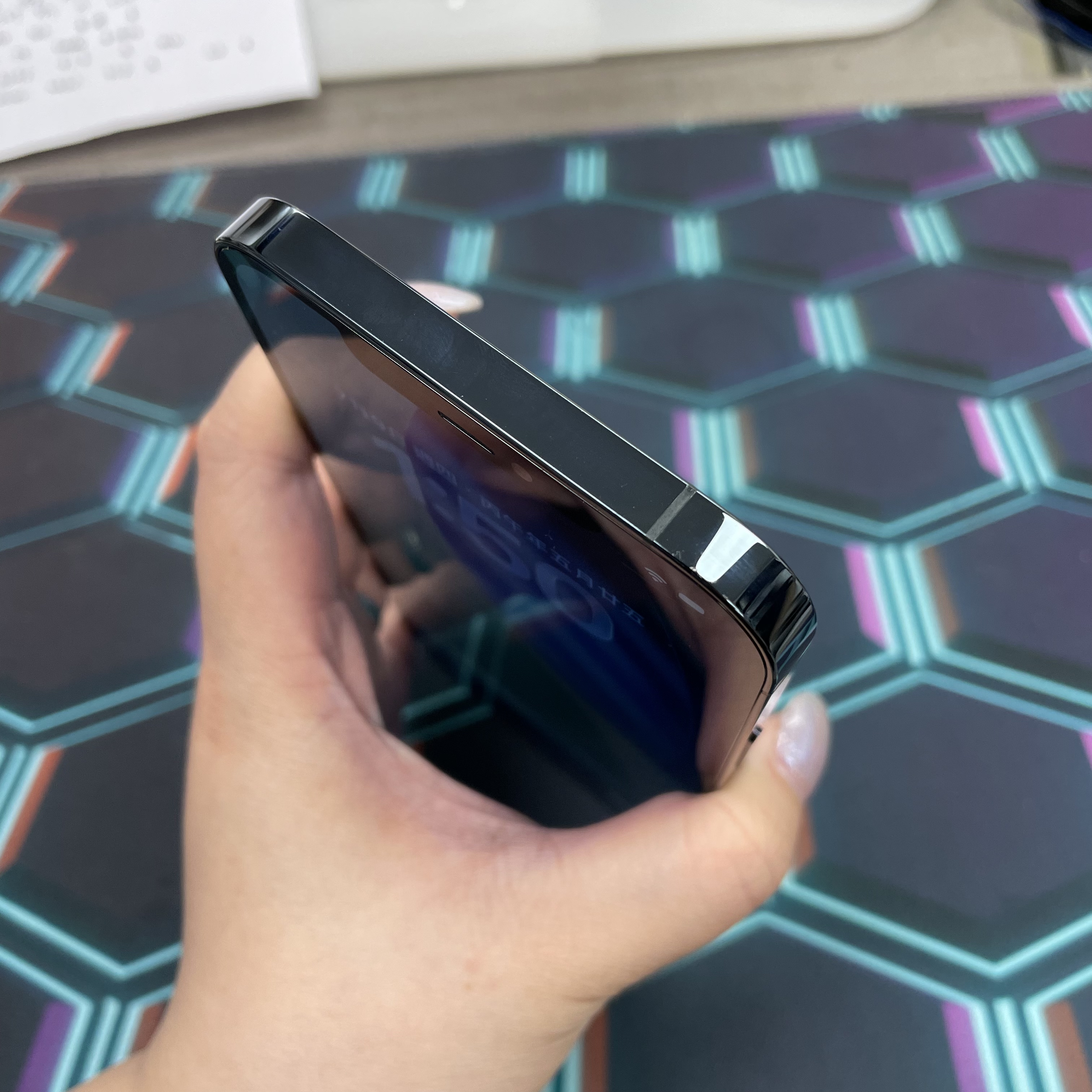 *6927 12 Pro max 超靚機 128GB 電75 藍色 blue
