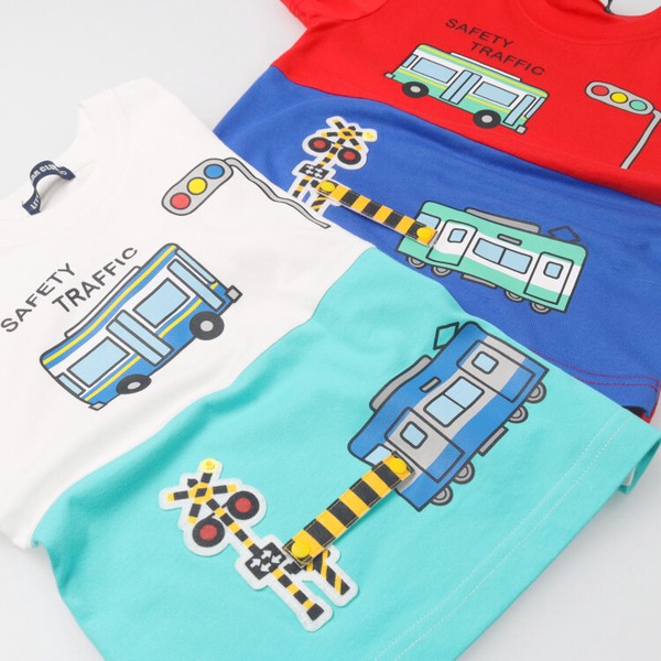 🆕【⭐訂購⭐】🌀 🇯🇵 日本直送 公車火車 移動鐵路閘口 撞色 短袖T恤［2款選］🌀 [ELCA-0267][260428]