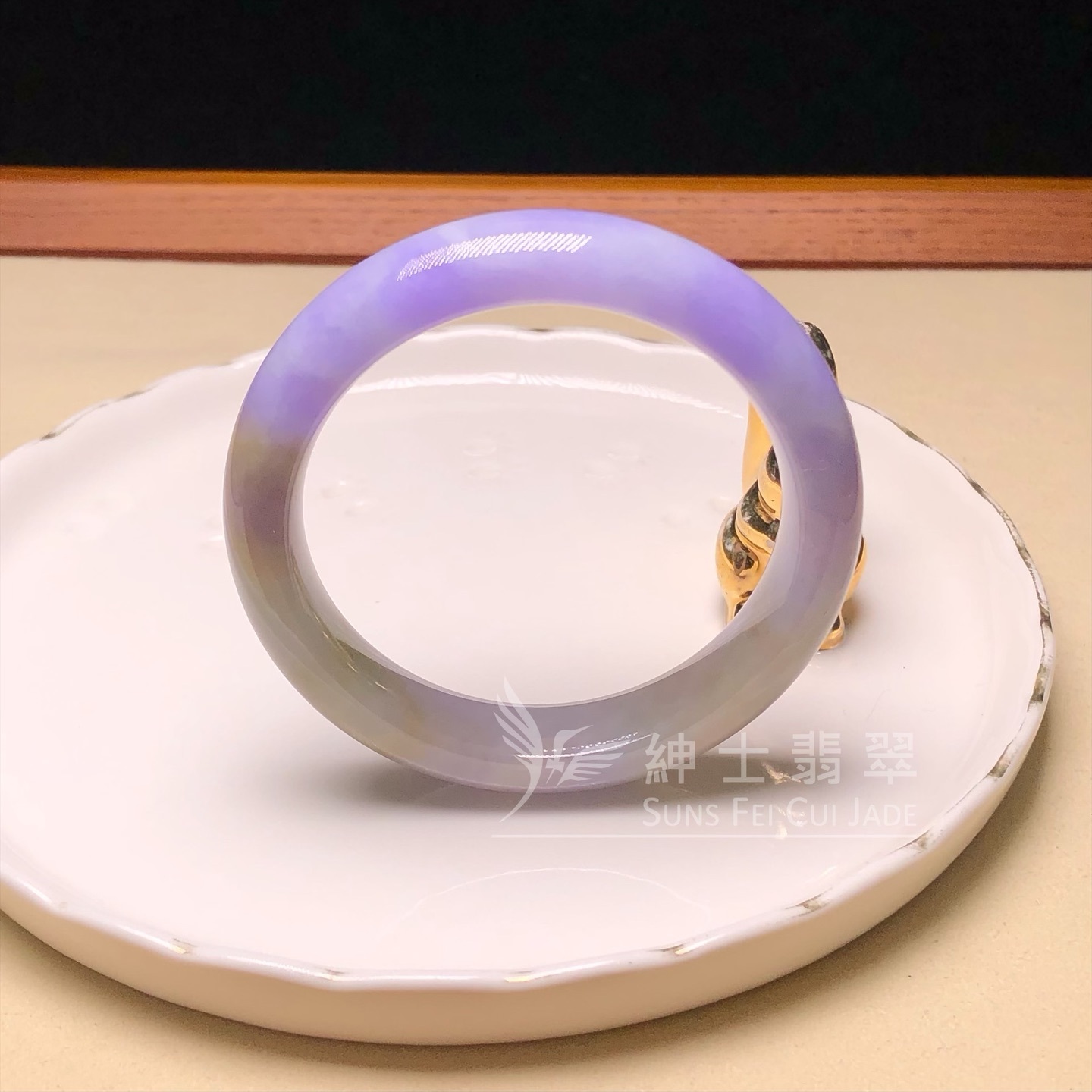 桃紅春福鐲49.8mm