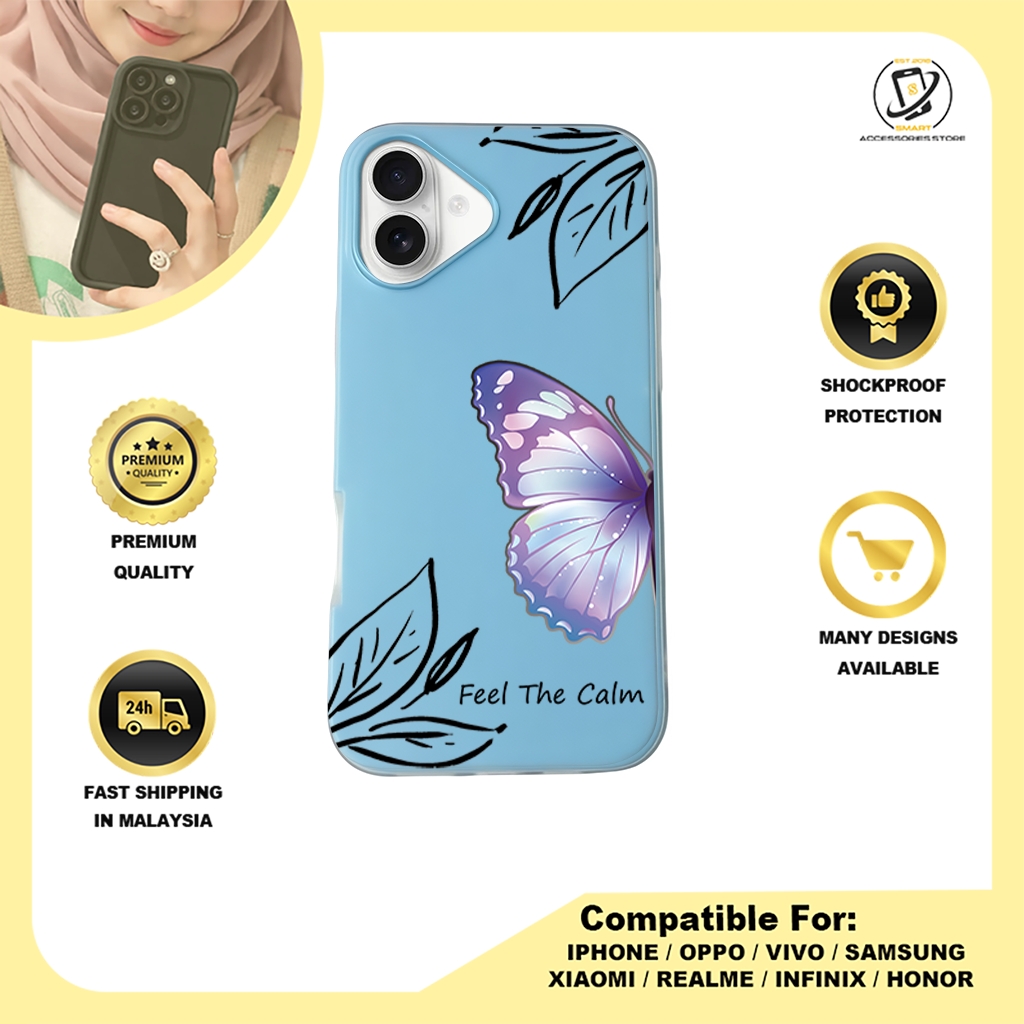 JELLY CASE PHONE FOR IPHONE - DESIGN BUTTERFLY H