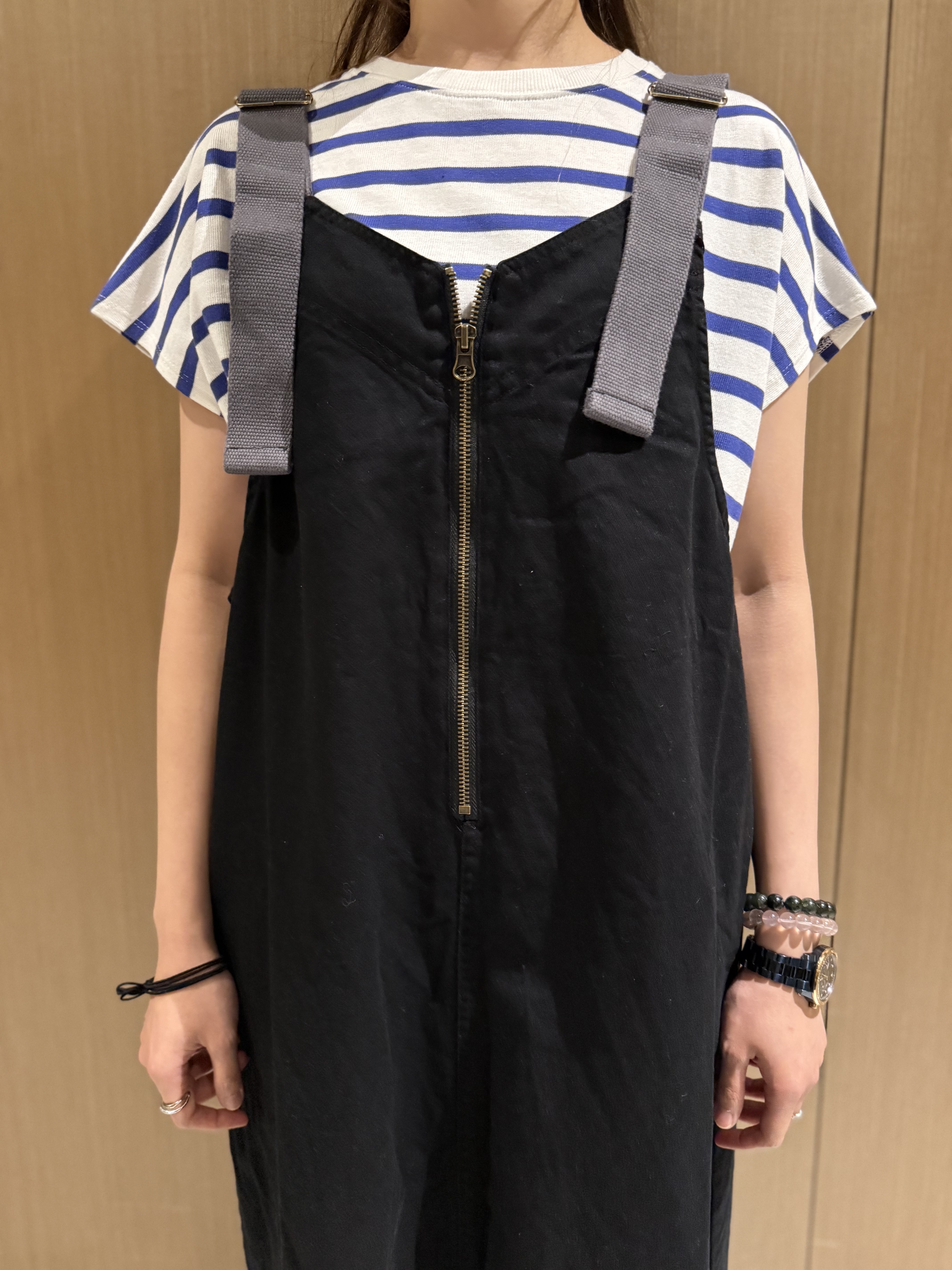 斜袖橫間𝐭𝐞𝐞（白𝐱藍）