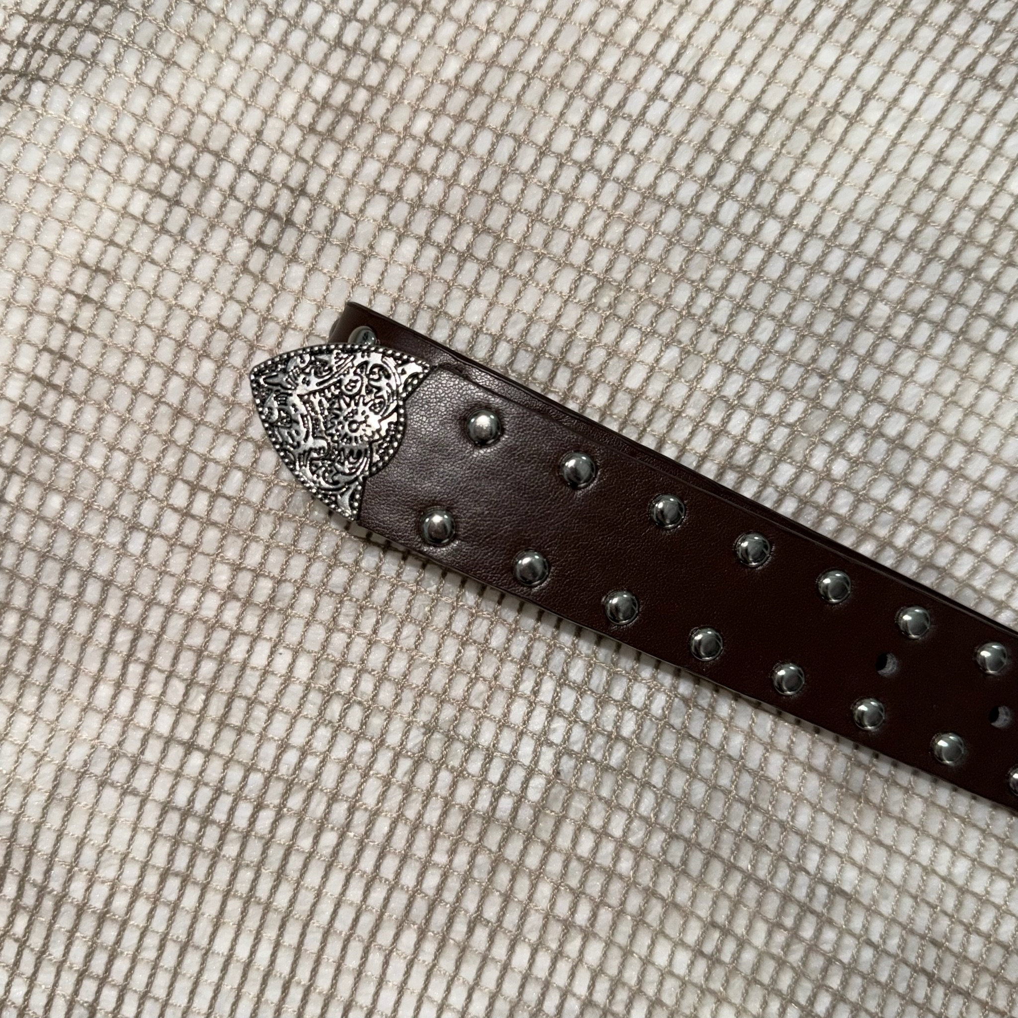 Dark Brown Vintage Belt