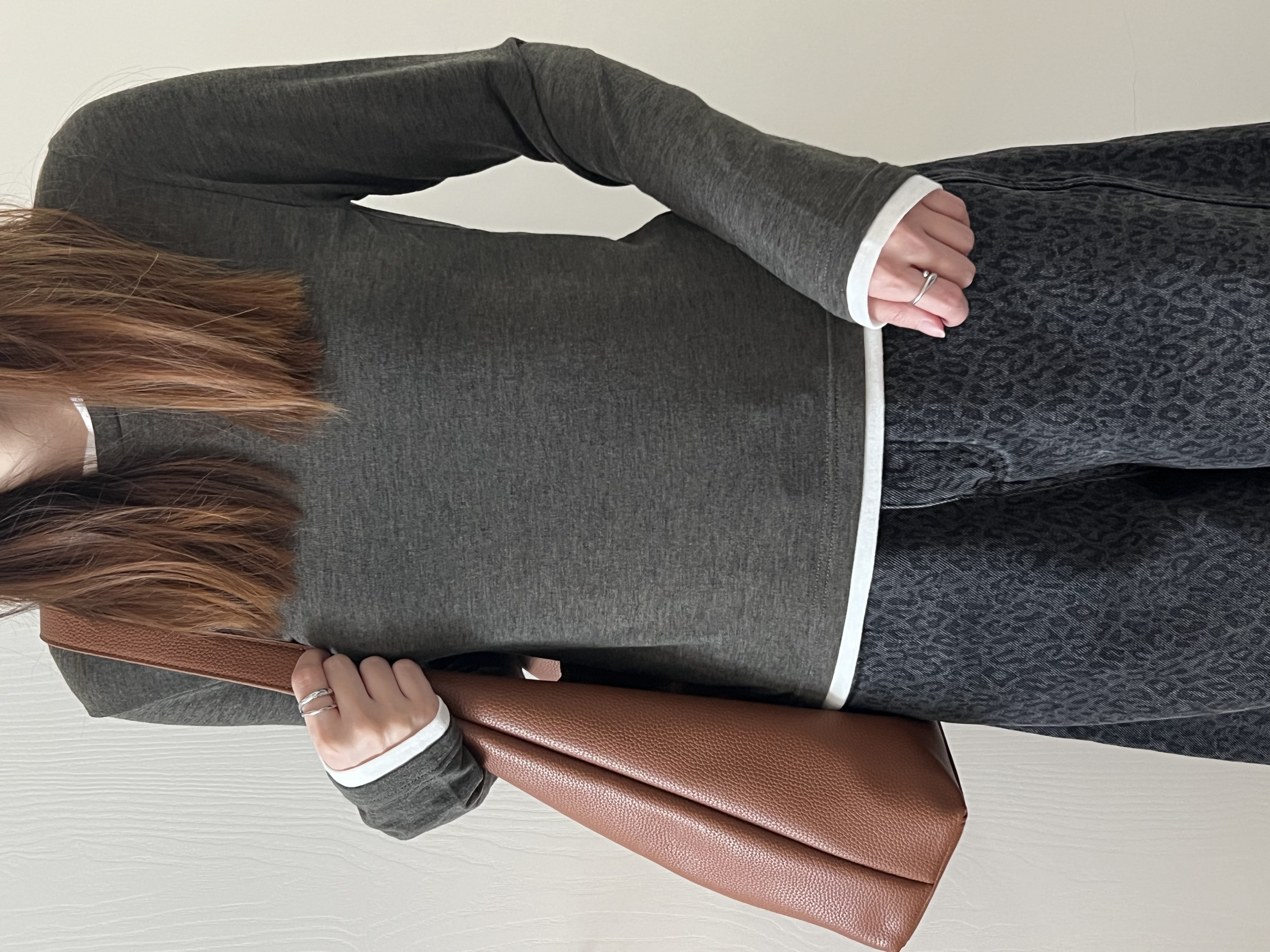 靚色休閒假兩件tee  罕見色 現貨