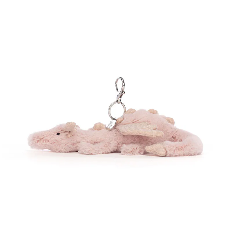 【英國】Jellycat Rose Dragon Bag Charm