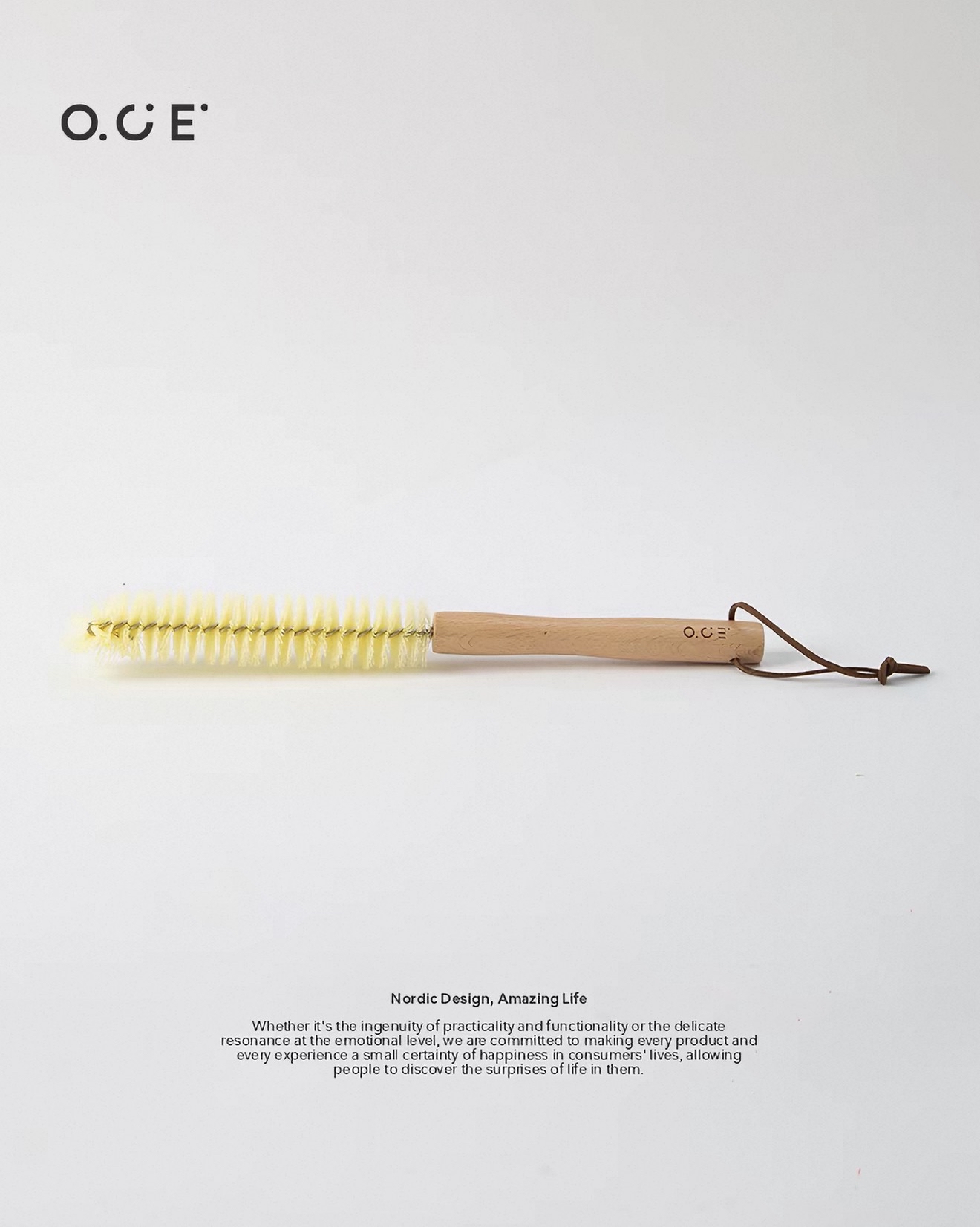 Beech Wood Stiff Bristle Cup Brush 