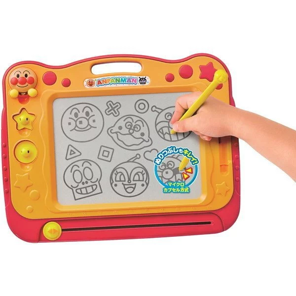 兒童麵包超人磁鐵畫板 天才腦塗鴉教室 Anpanman Drawing Board 幼兒塗鴉玩具 早教學習畫板 1.5歲以上