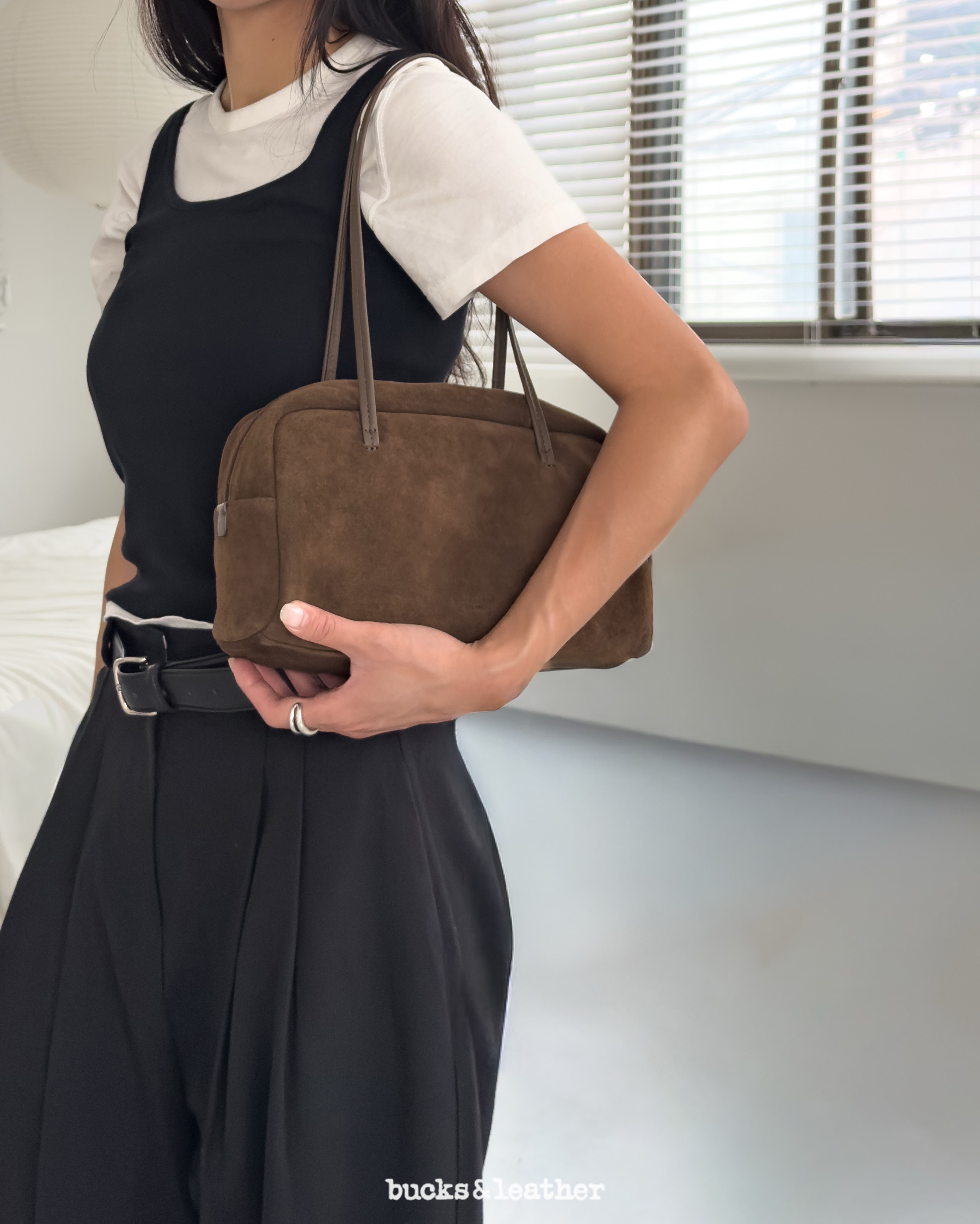 【26FW新皮質加入】 預訂_French Toast Bag by Bucks & leather