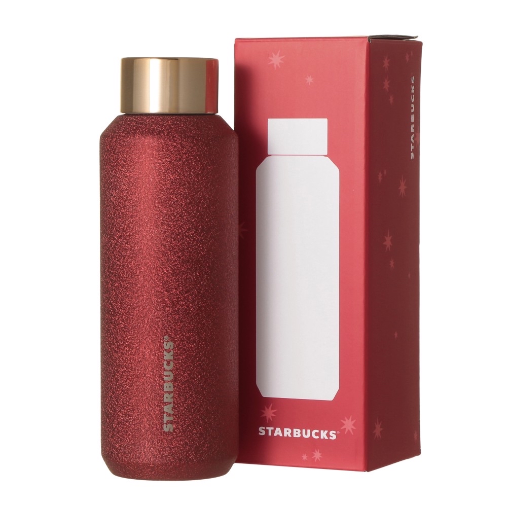 🎀【預訂】 Starbucks JP Colors of Holiday 閃閃紅色不鏽鋼水瓶473ml