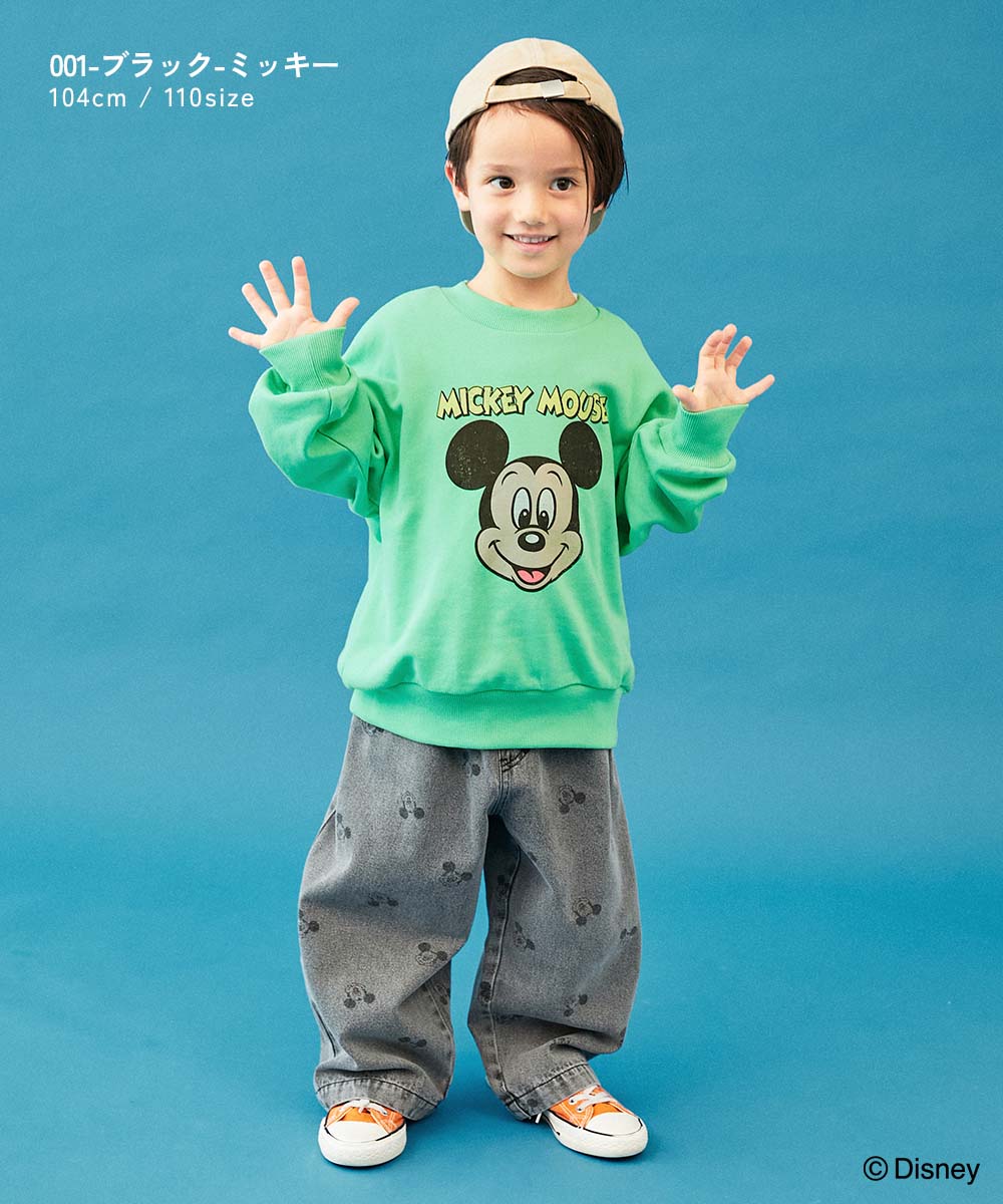 🆕【⭐訂購⭐】🌀 🇯🇵 日本直送 #Disney 復古設計 全印花牛仔長褲［2款選］🌀 [ELJA-0050][261105]